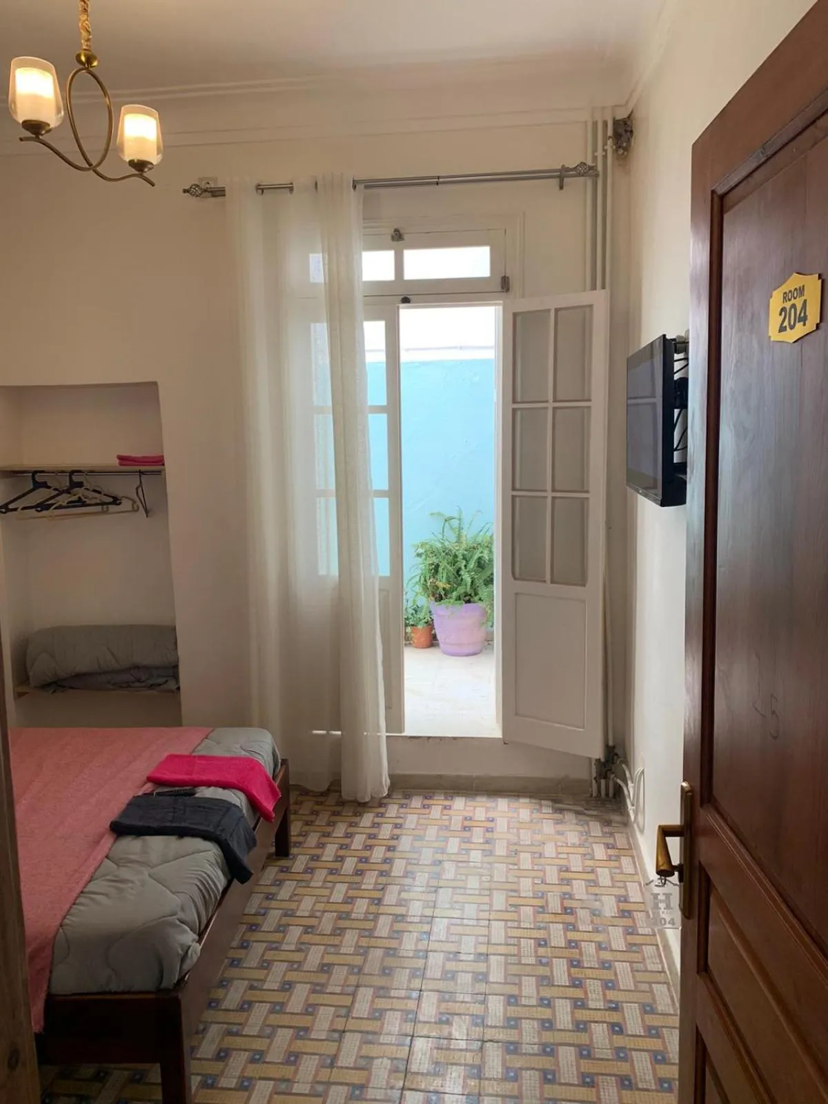 Bed in AFRIC HOTEL- Casbah