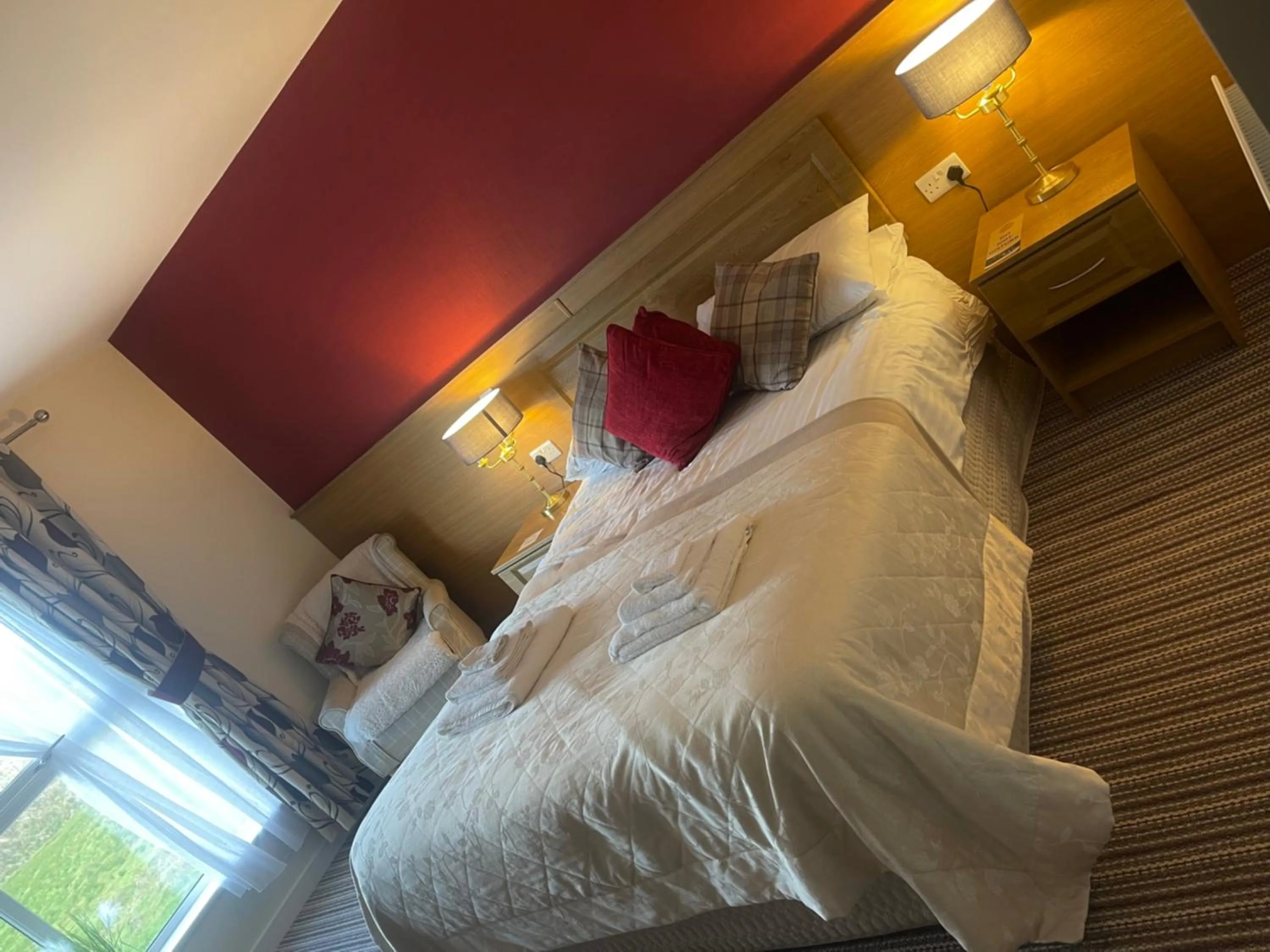 Bed in The Hedges Hotel