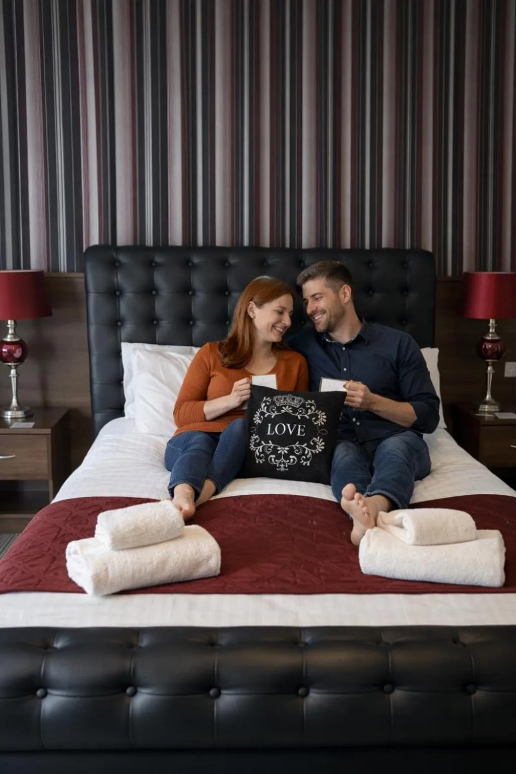 Bed in The Hedges Hotel