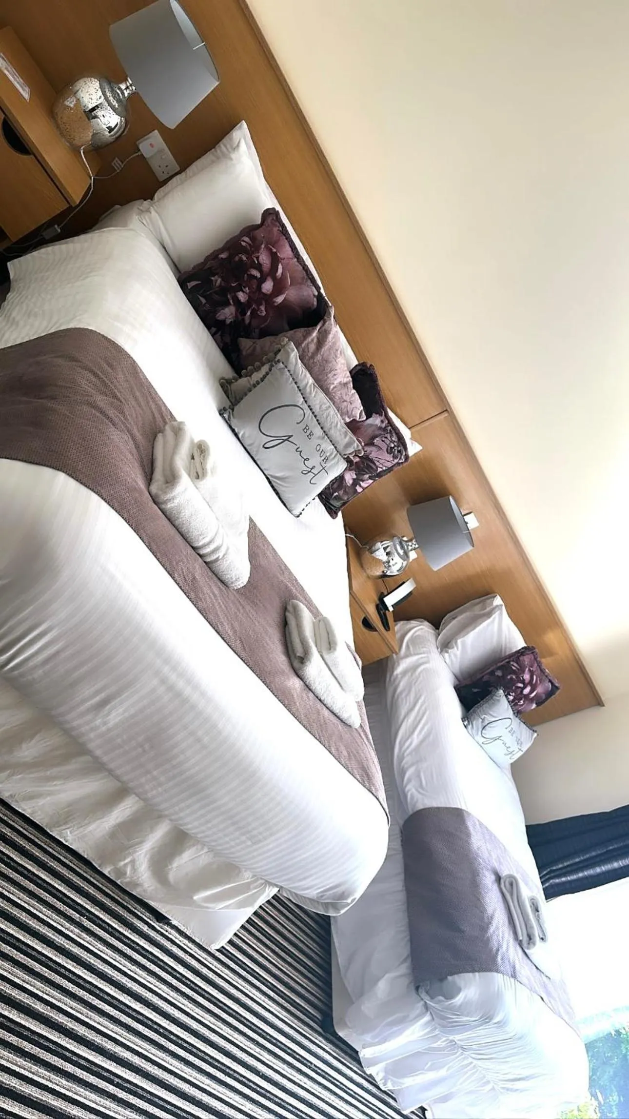 Bed in The Hedges Hotel