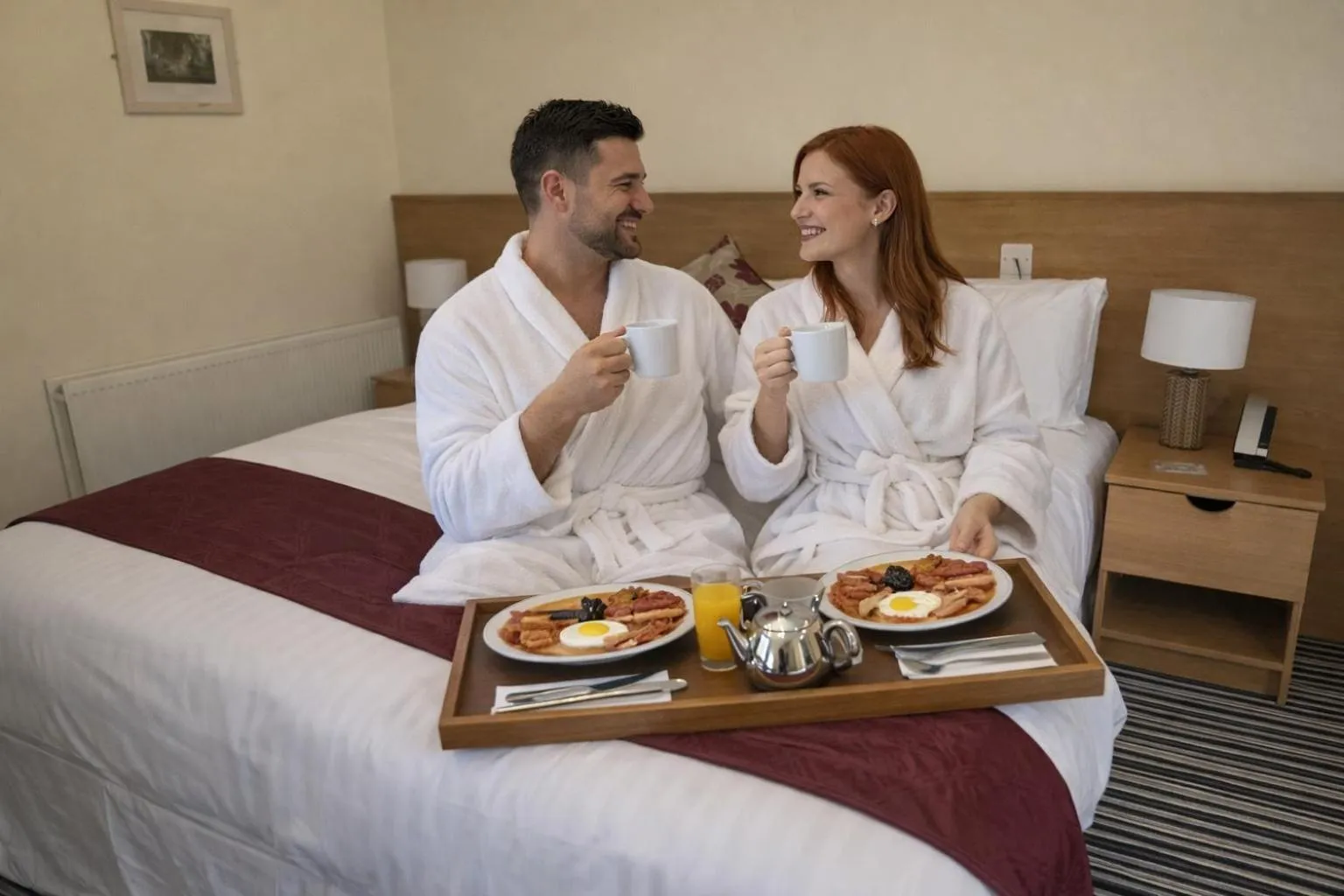 Bed in The Hedges Hotel