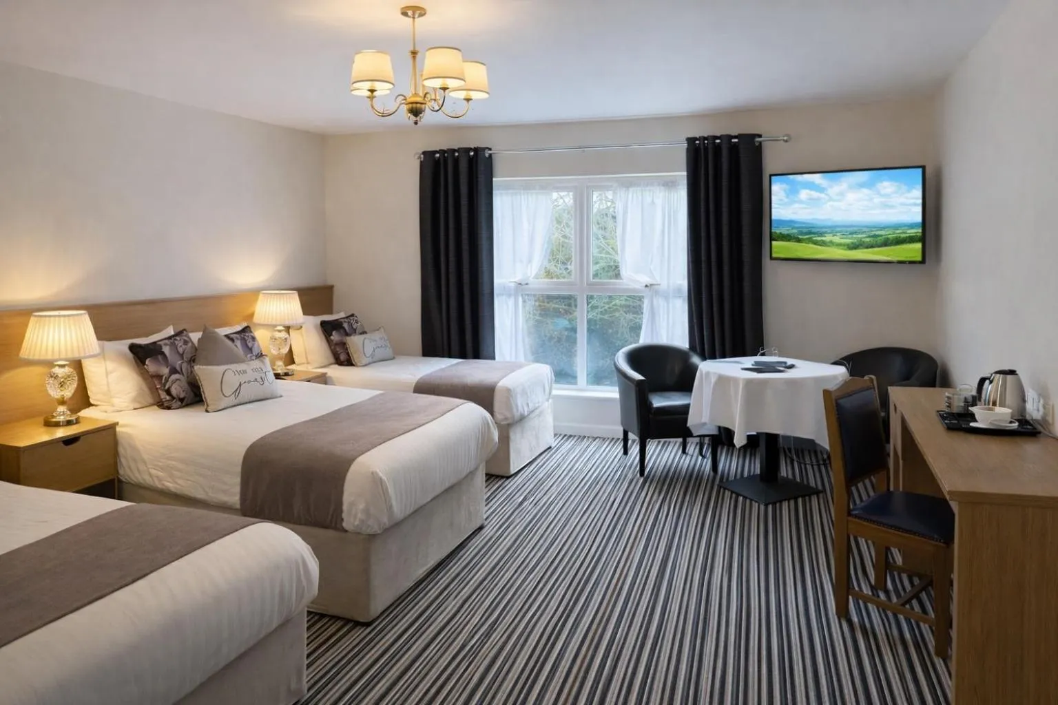 Bed in The Hedges Hotel