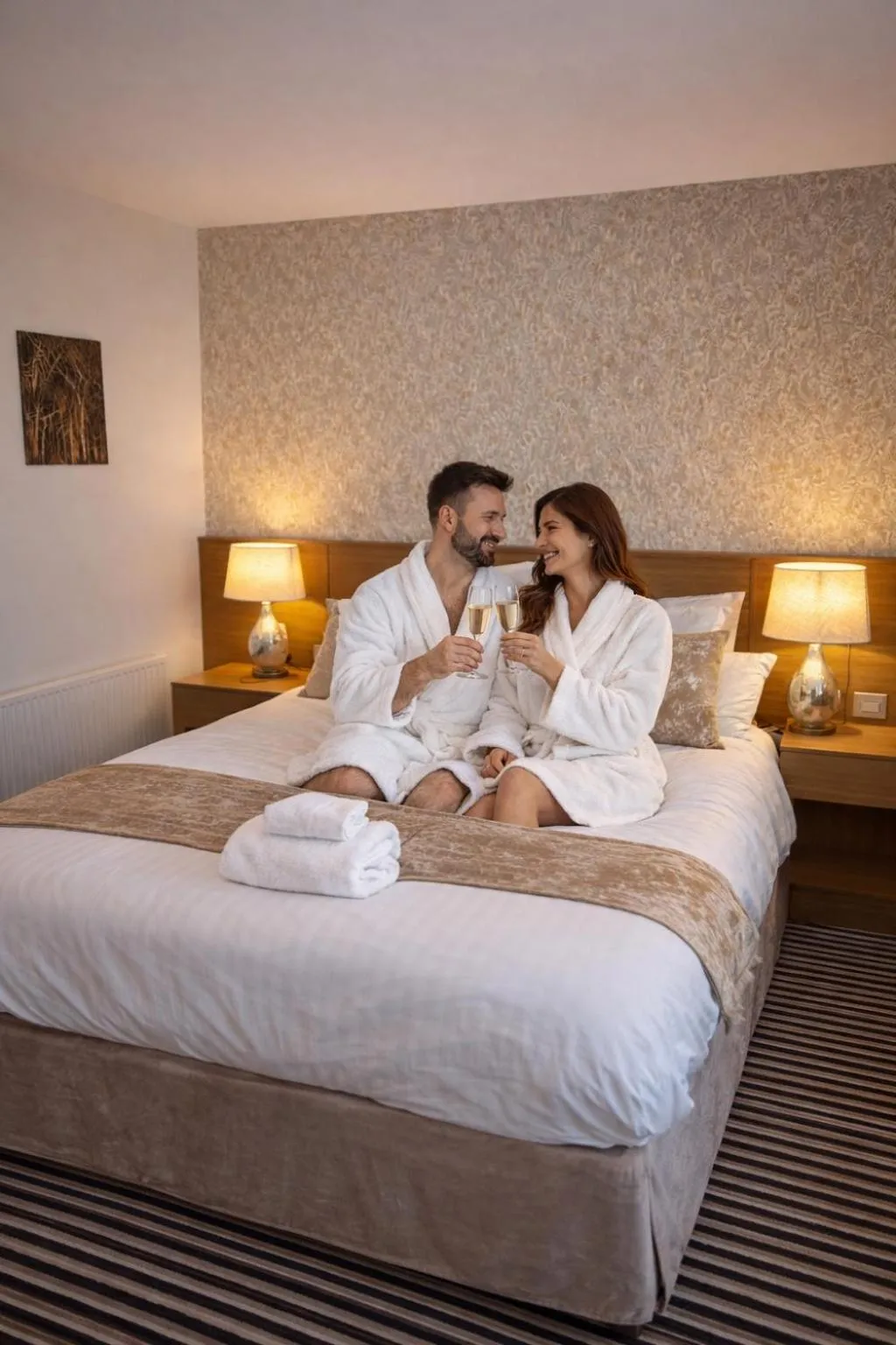 Bed in The Hedges Hotel