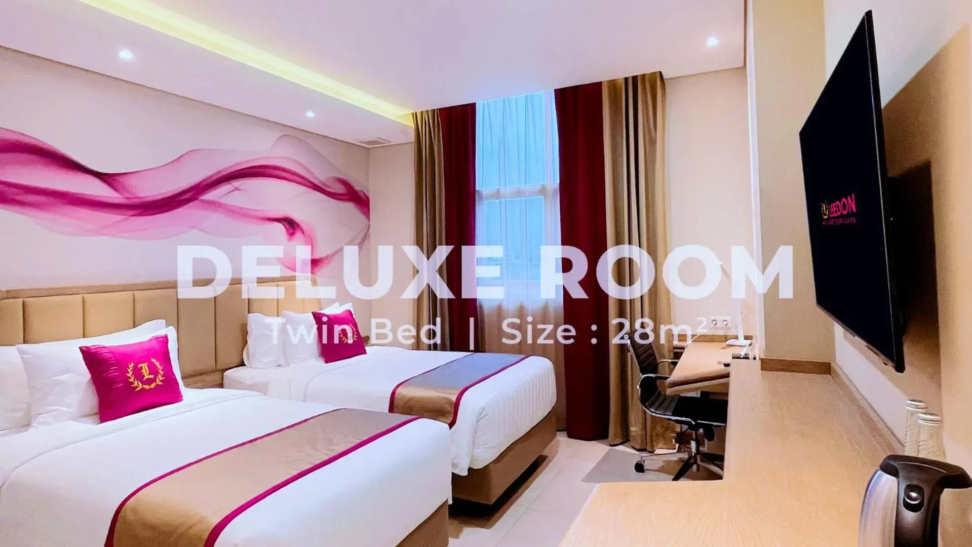 Standard Twin Room in Leedon Hotel & Suites Surabaya Standard Twin Room in Leedon Hotel & Suites Surabaya
