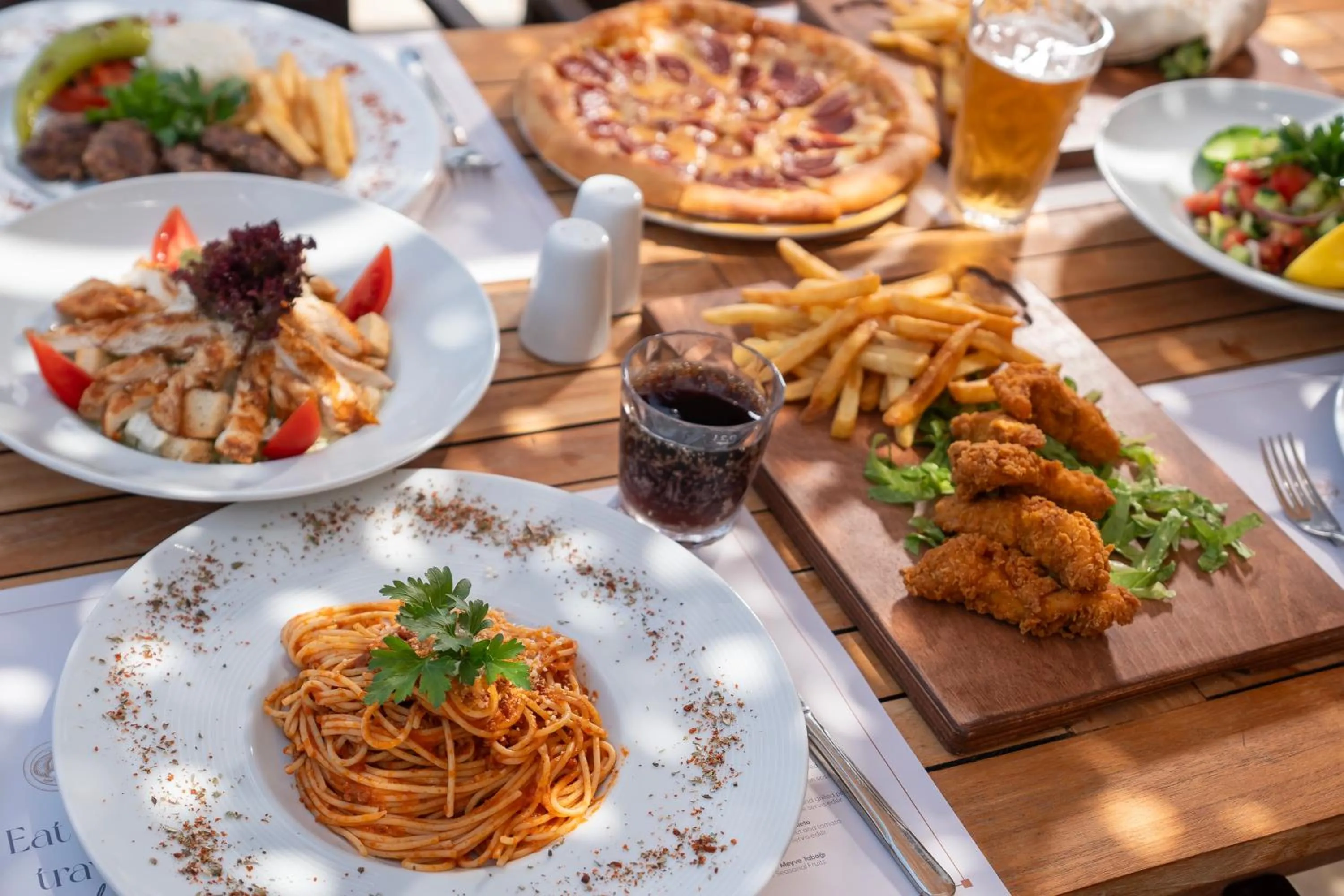 Food and drinks in Arin Resort Bodrum