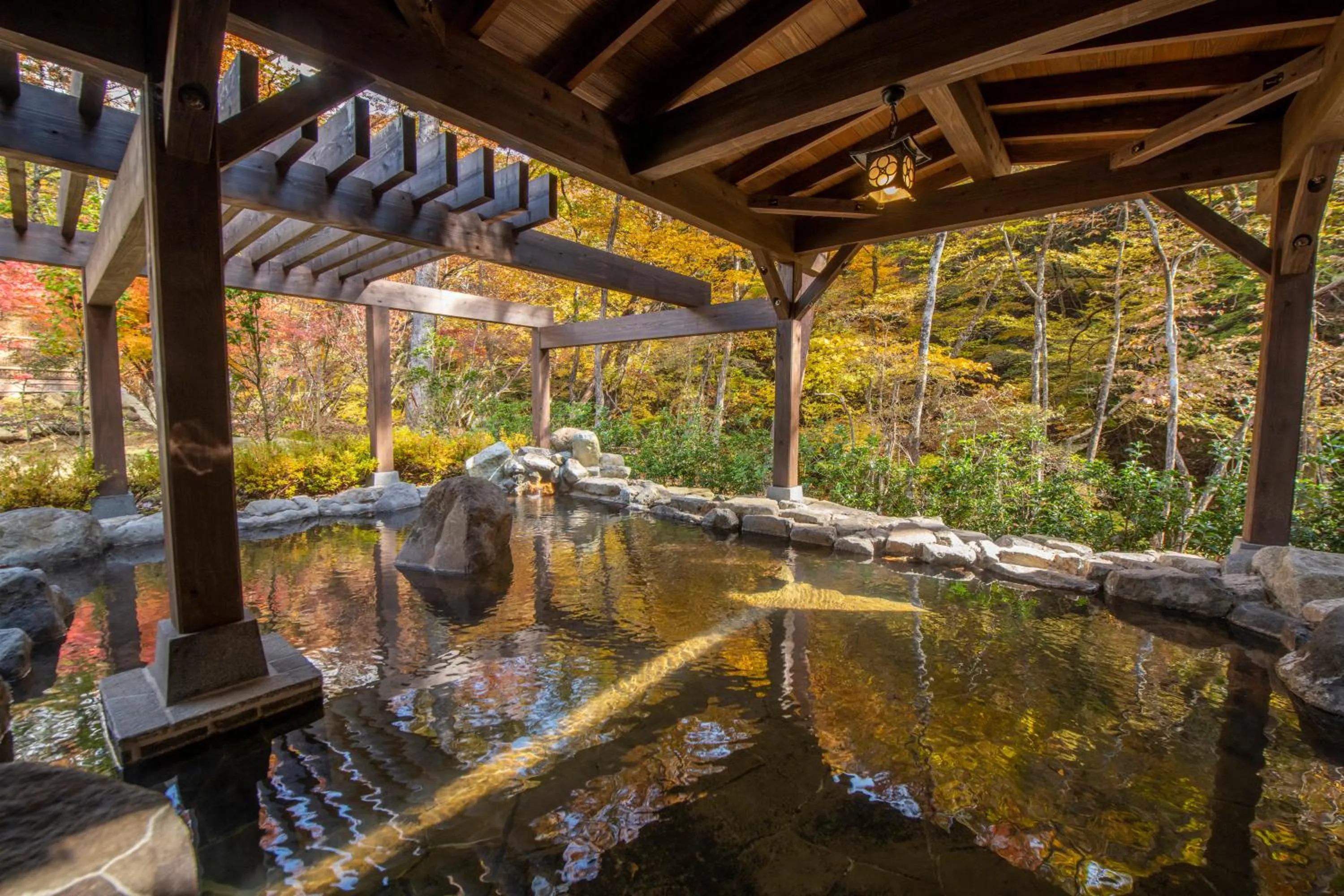 Hot Spring Bath in Shionoyu Onsen Rengetsu