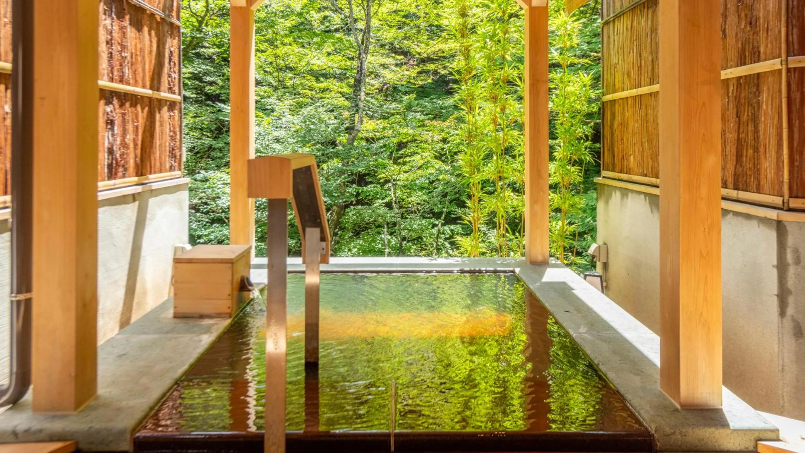 Hot Spring Bath in Shionoyu Onsen Rengetsu