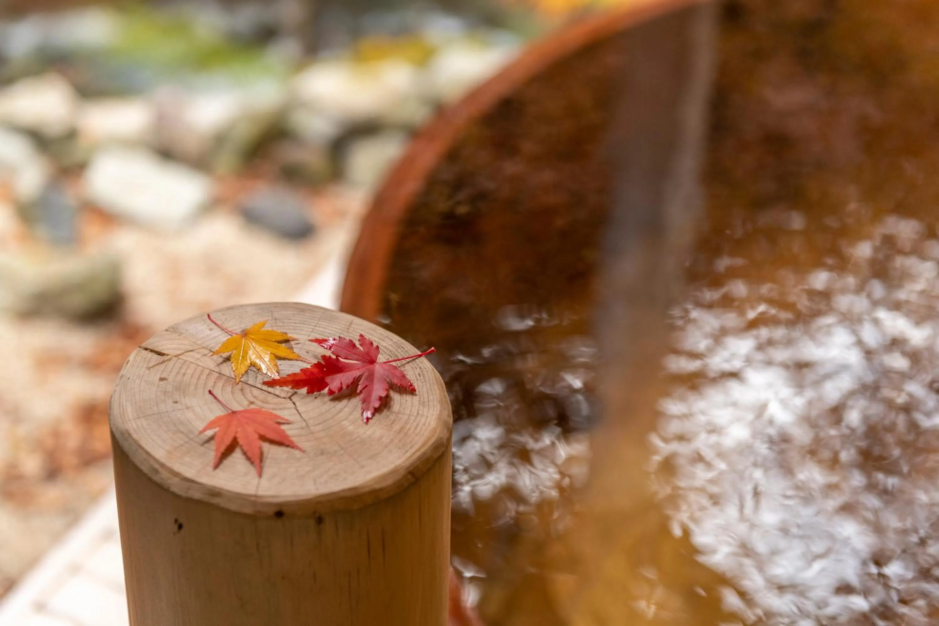 Natural landscape in Shionoyu Onsen Rengetsu