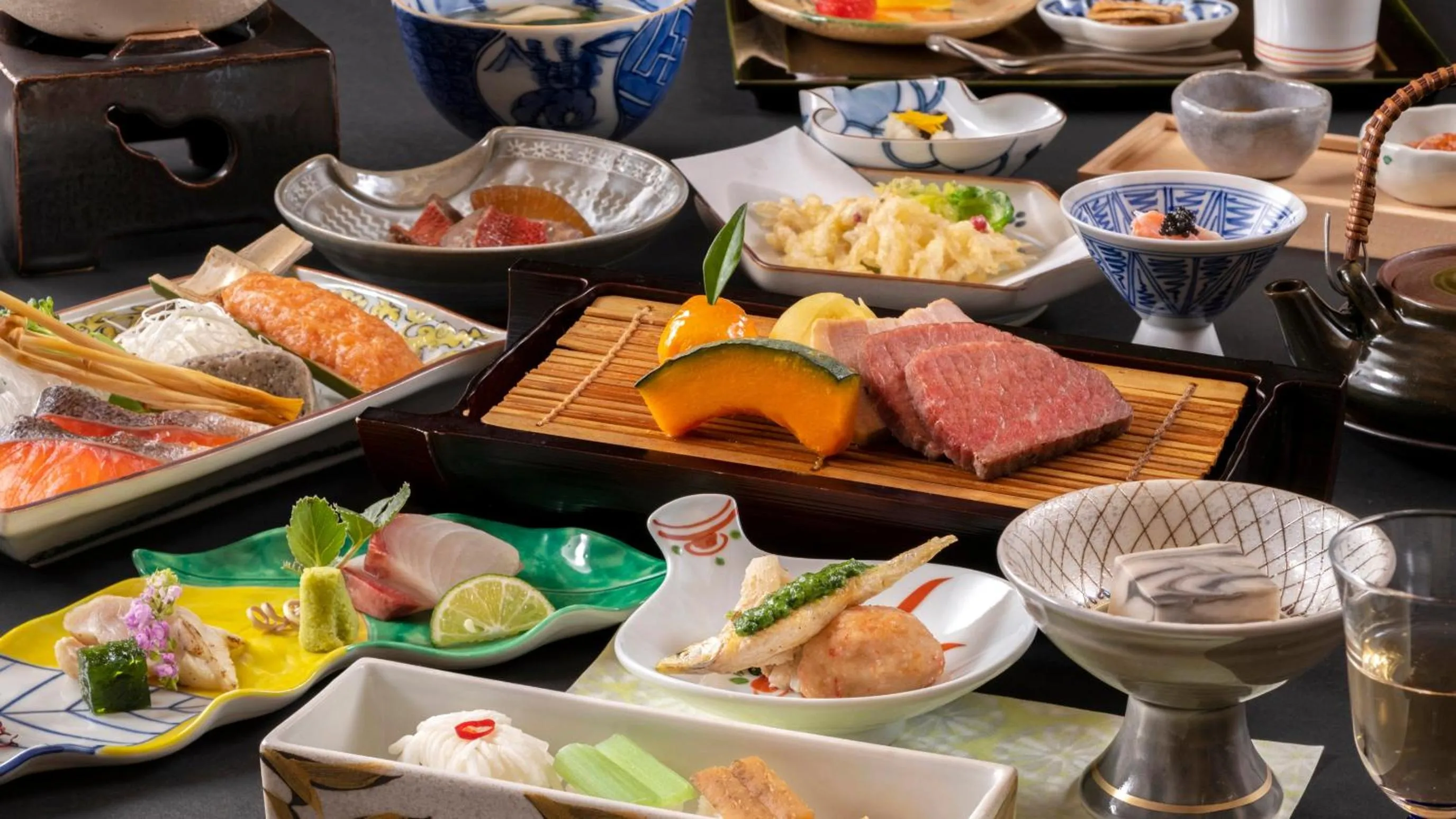 Food in Shionoyu Onsen Rengetsu