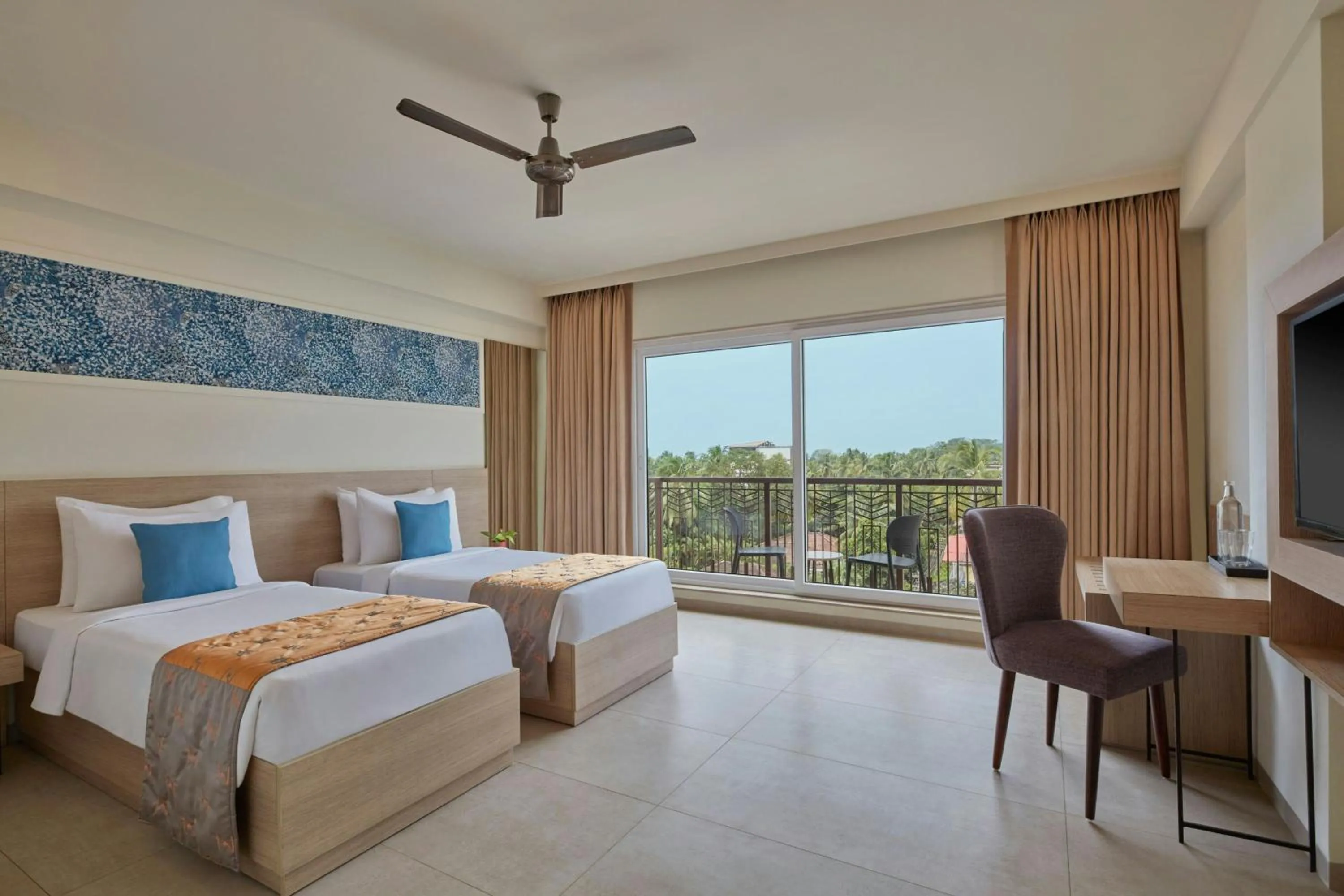 Photo of the whole room, Bed in The Fern Habitat Goa, Candolim, Series by Marriott