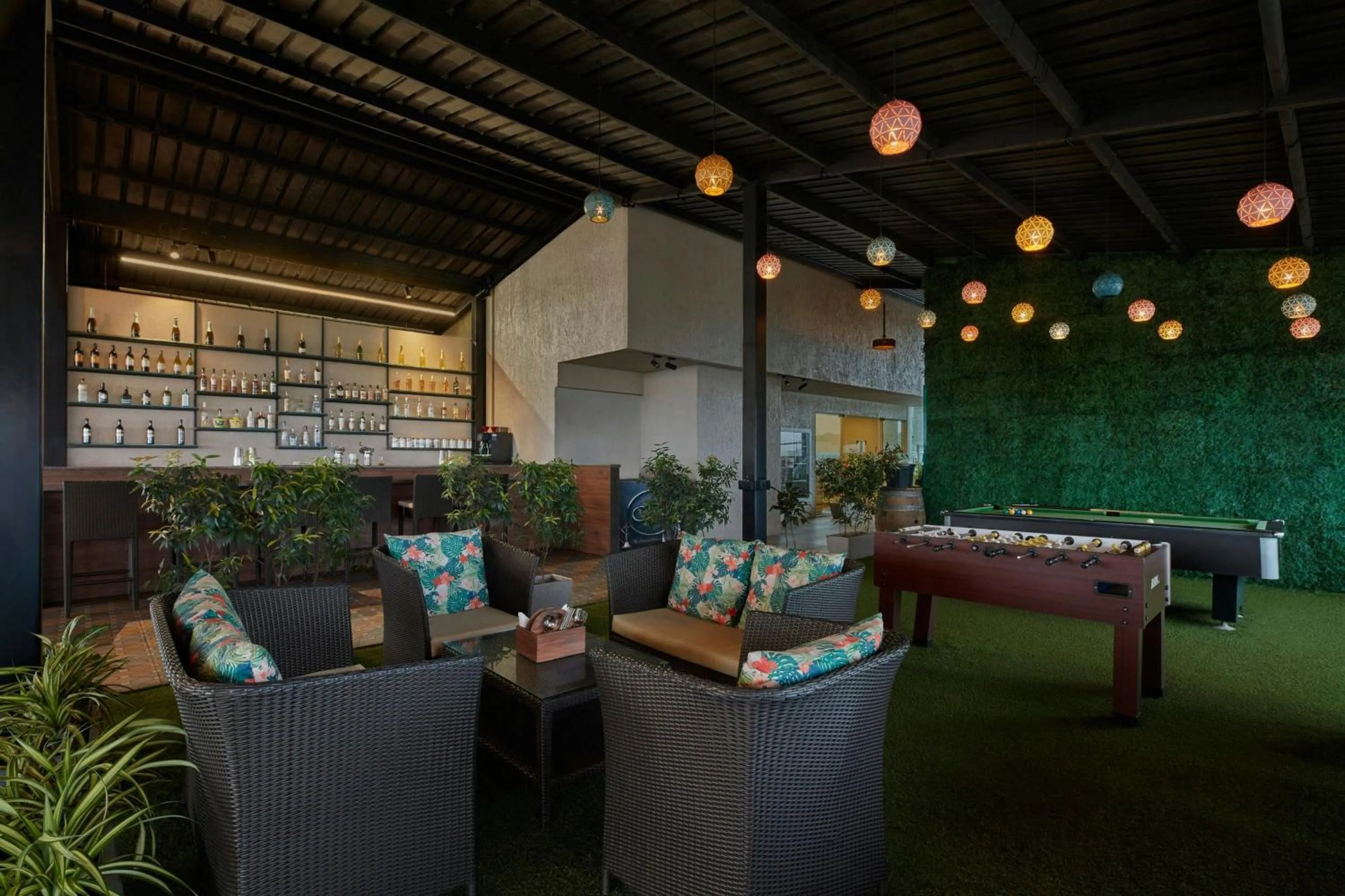 Lounge or bar in The Fern Habitat Goa, Candolim, Series by Marriott