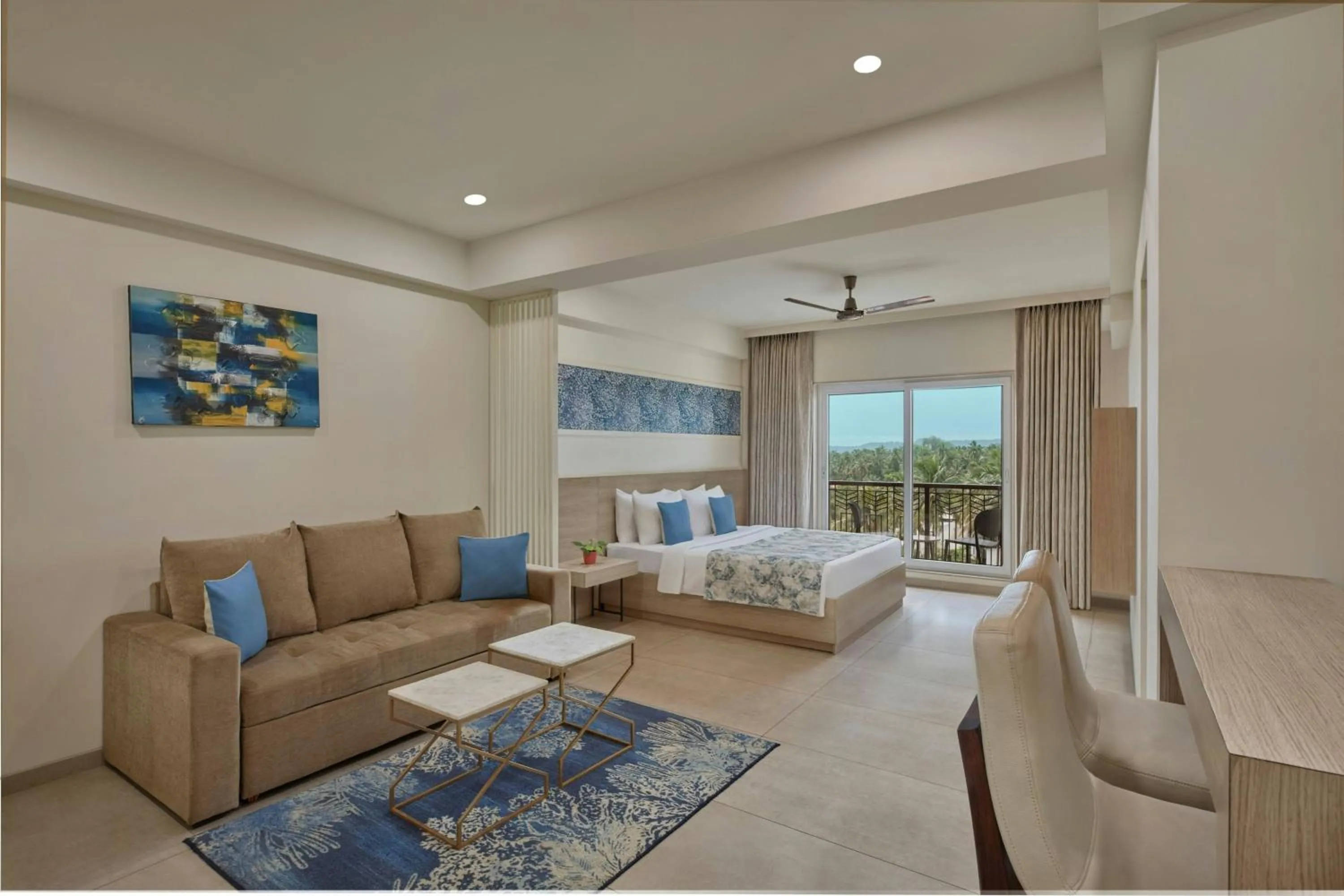 Photo of the whole room in The Fern Habitat Goa, Candolim, Series by Marriott