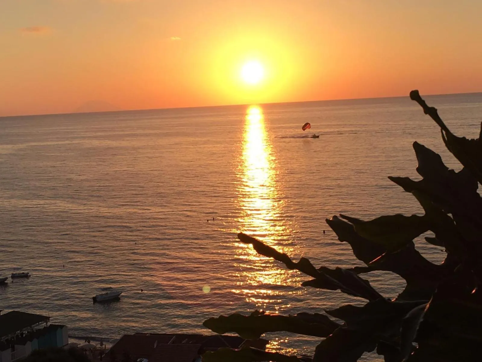 Sunset in Mediterranean Boutique Hotel