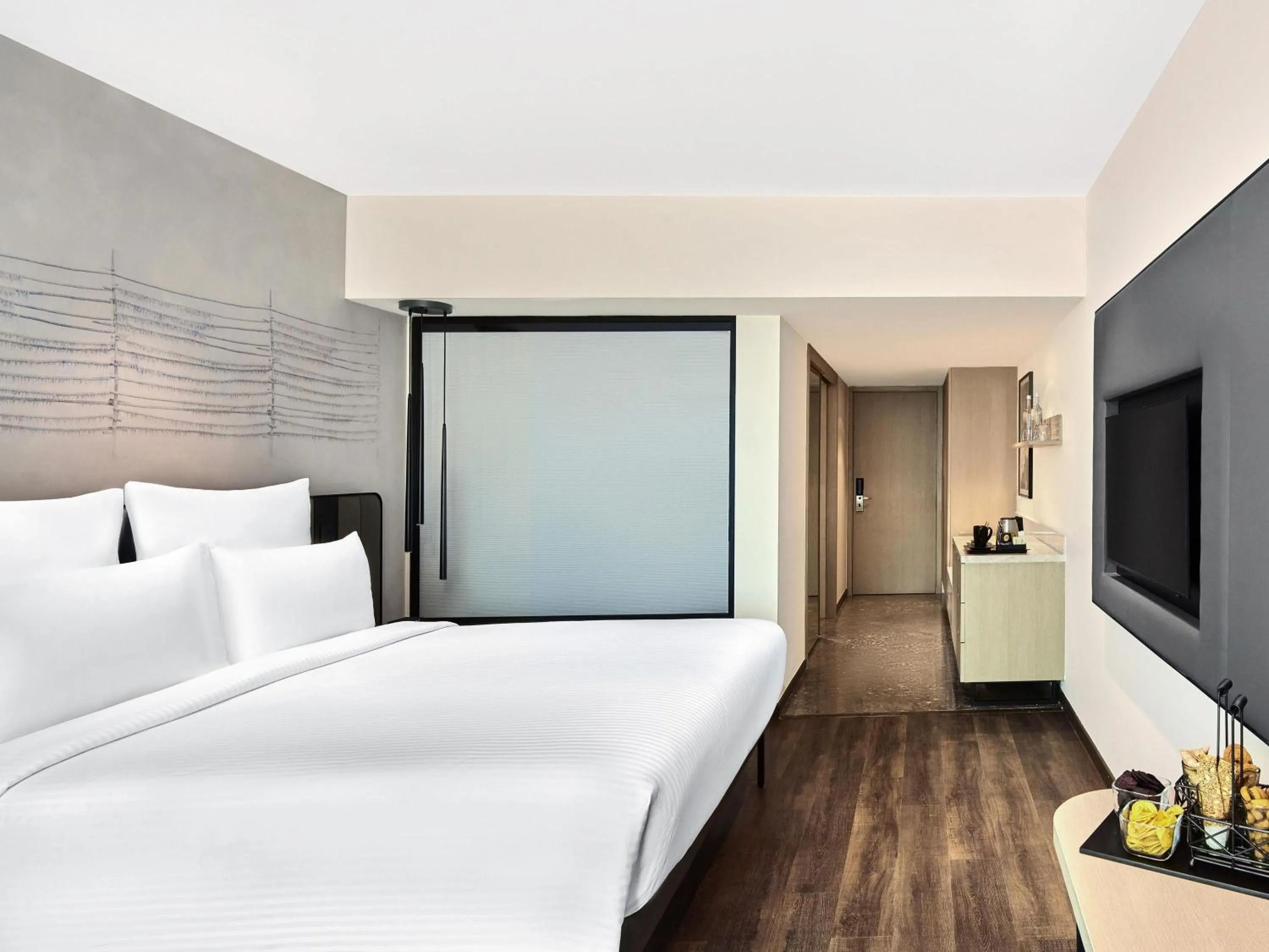 Bedroom, Bed in Novotel Mumbai International Airport