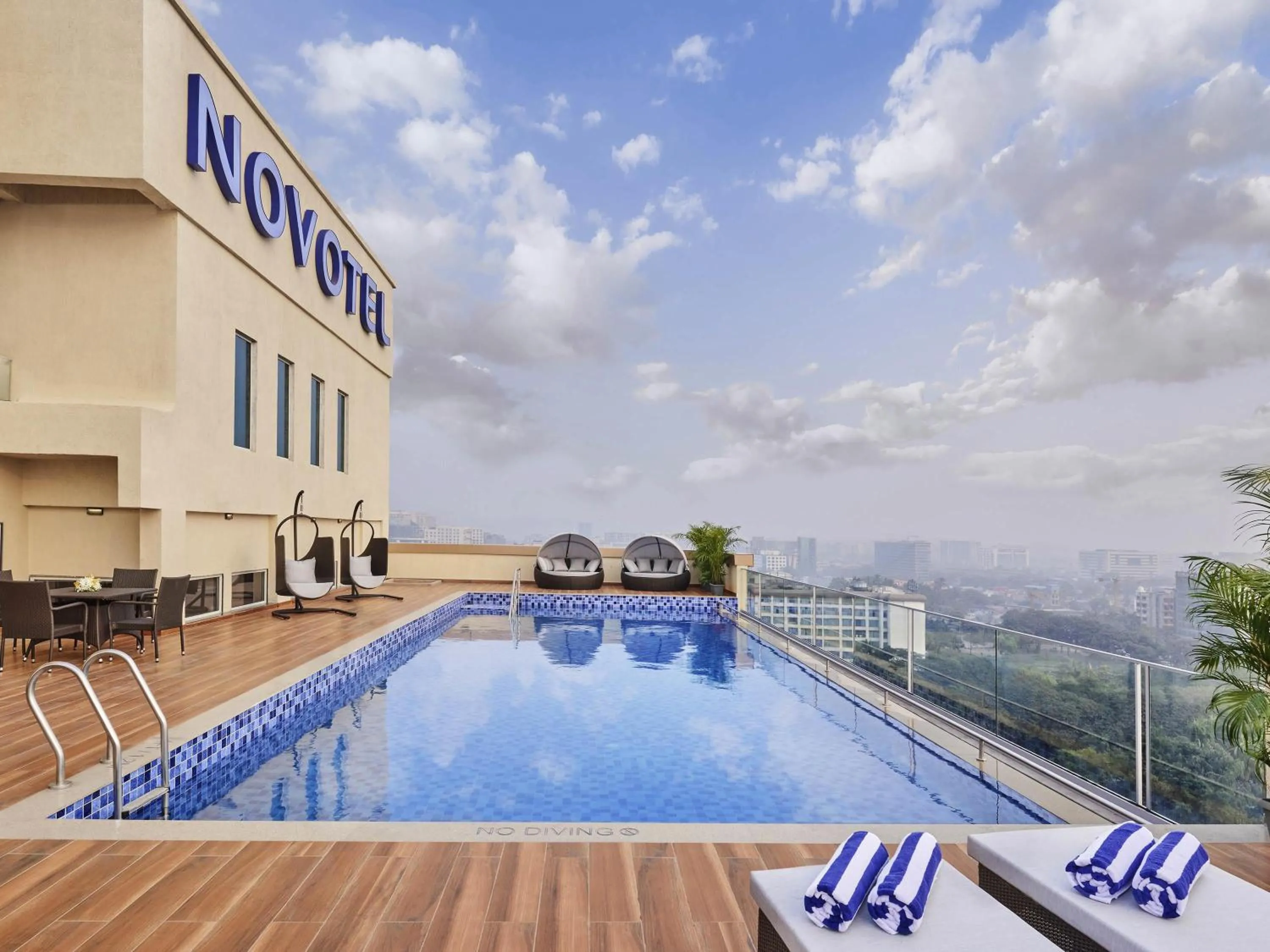 Pool view in Novotel Mumbai International Airport
