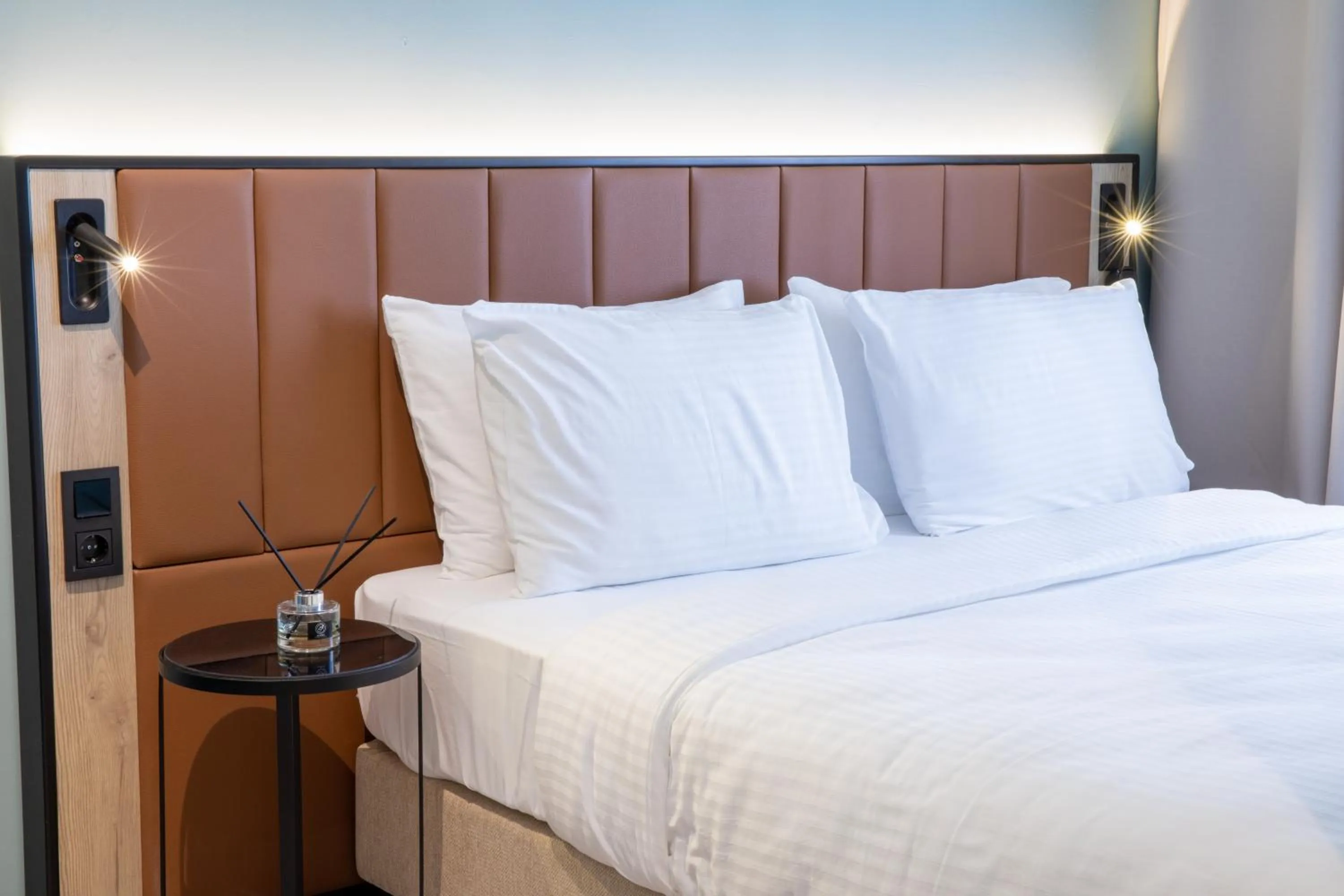 Bed in Exclusive Art Hotel