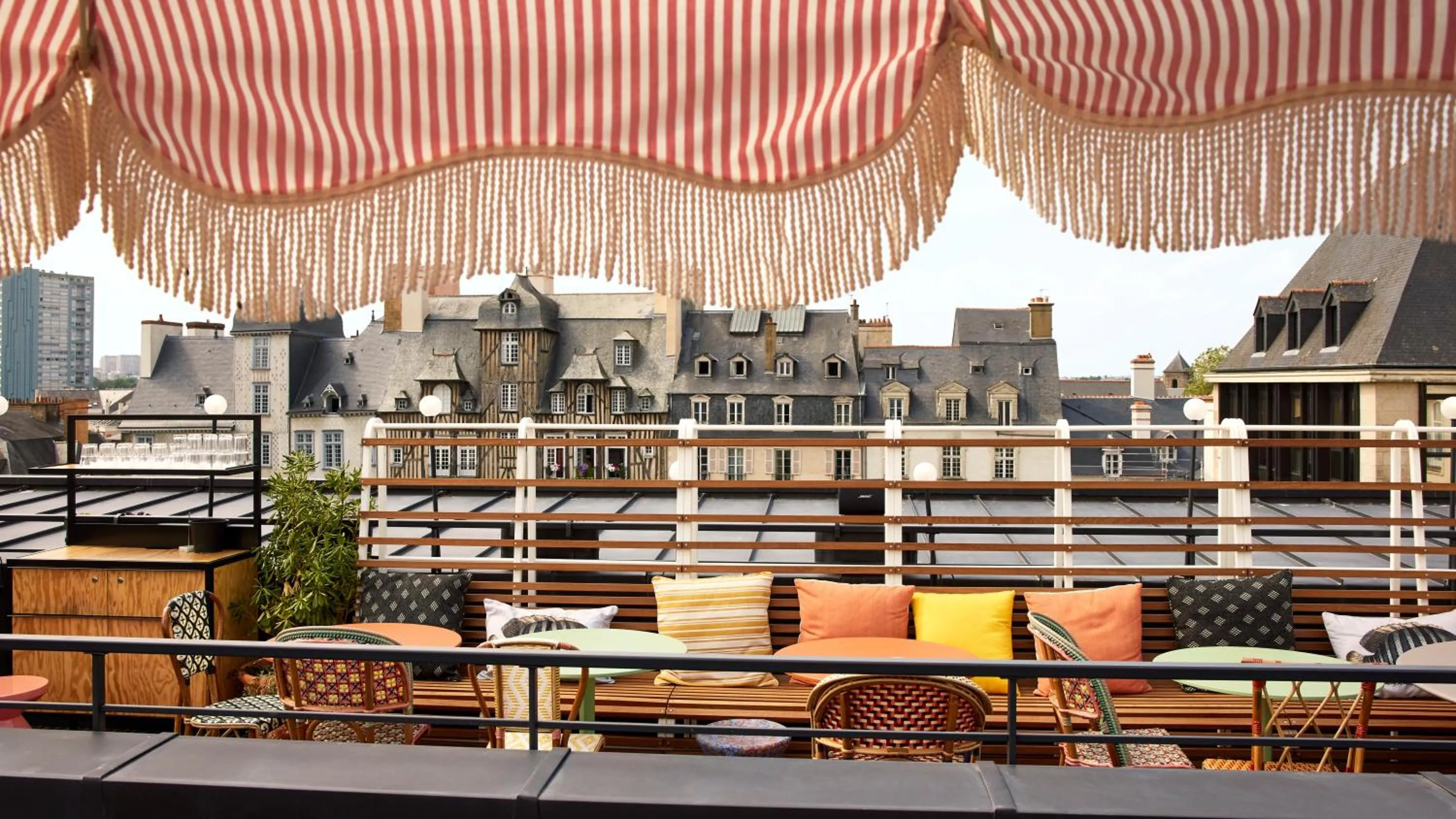 Patio in Mama Shelter Rennes