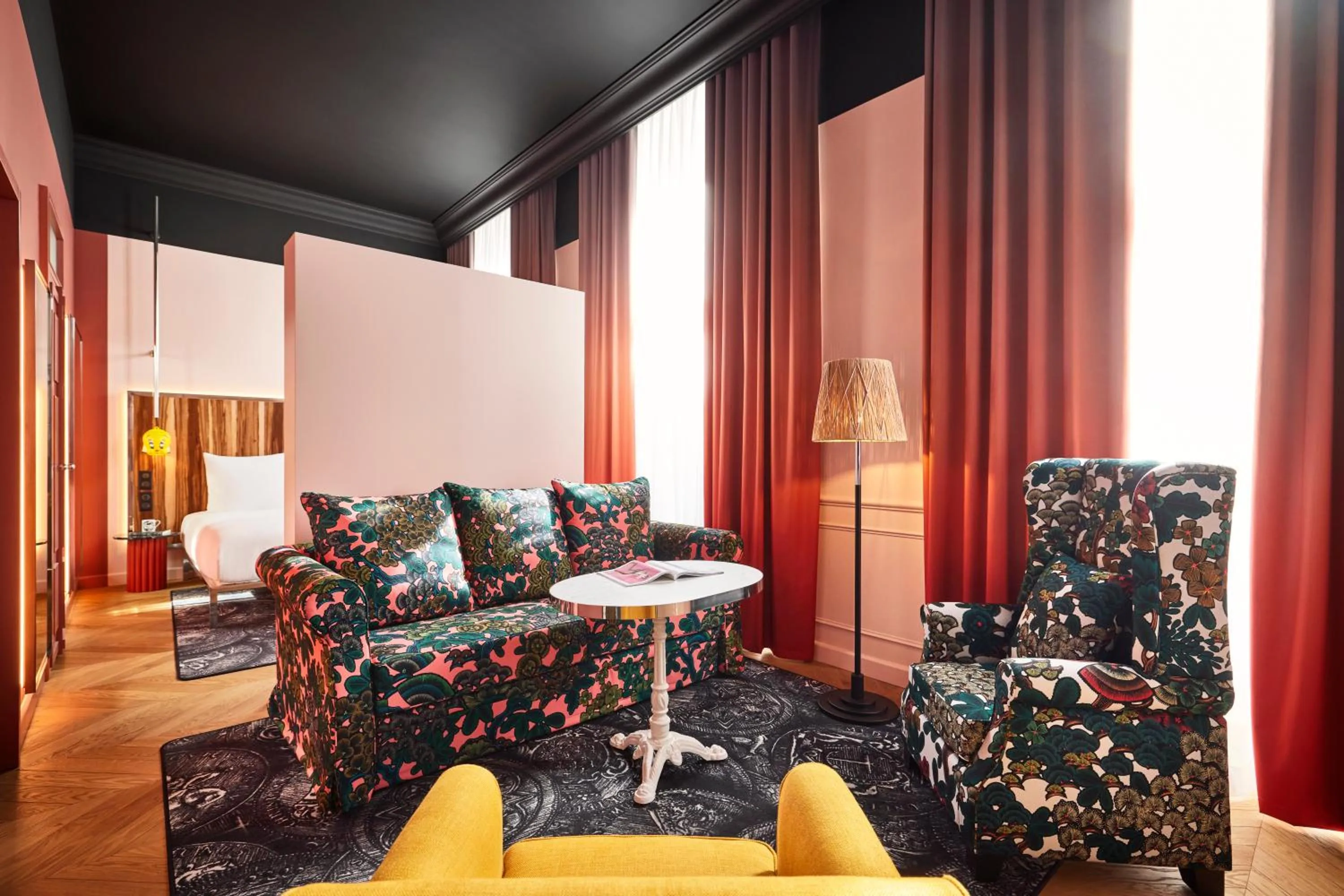 Bed in Mama Shelter Rennes