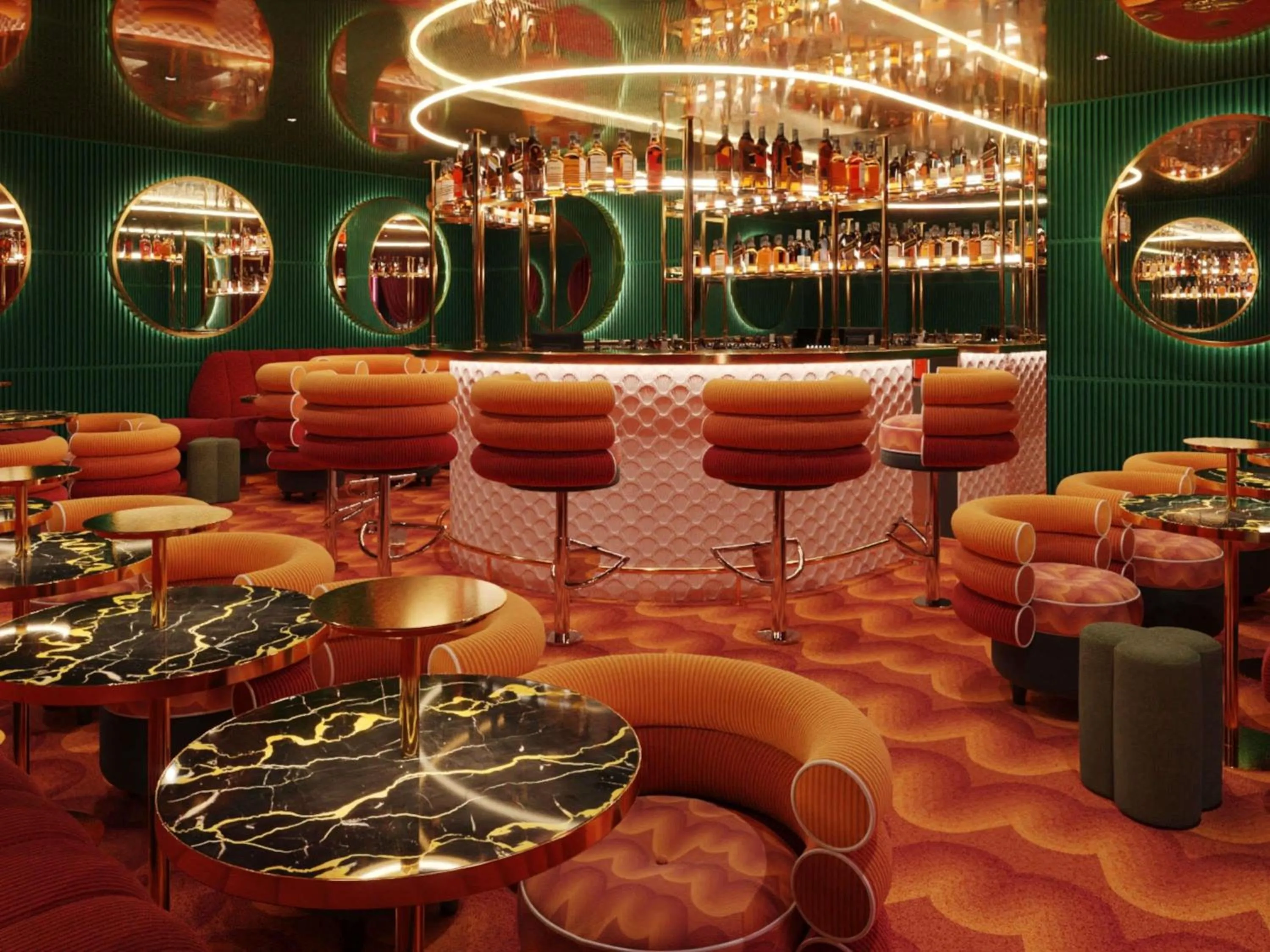 Lounge or bar in Mama Shelter Rennes