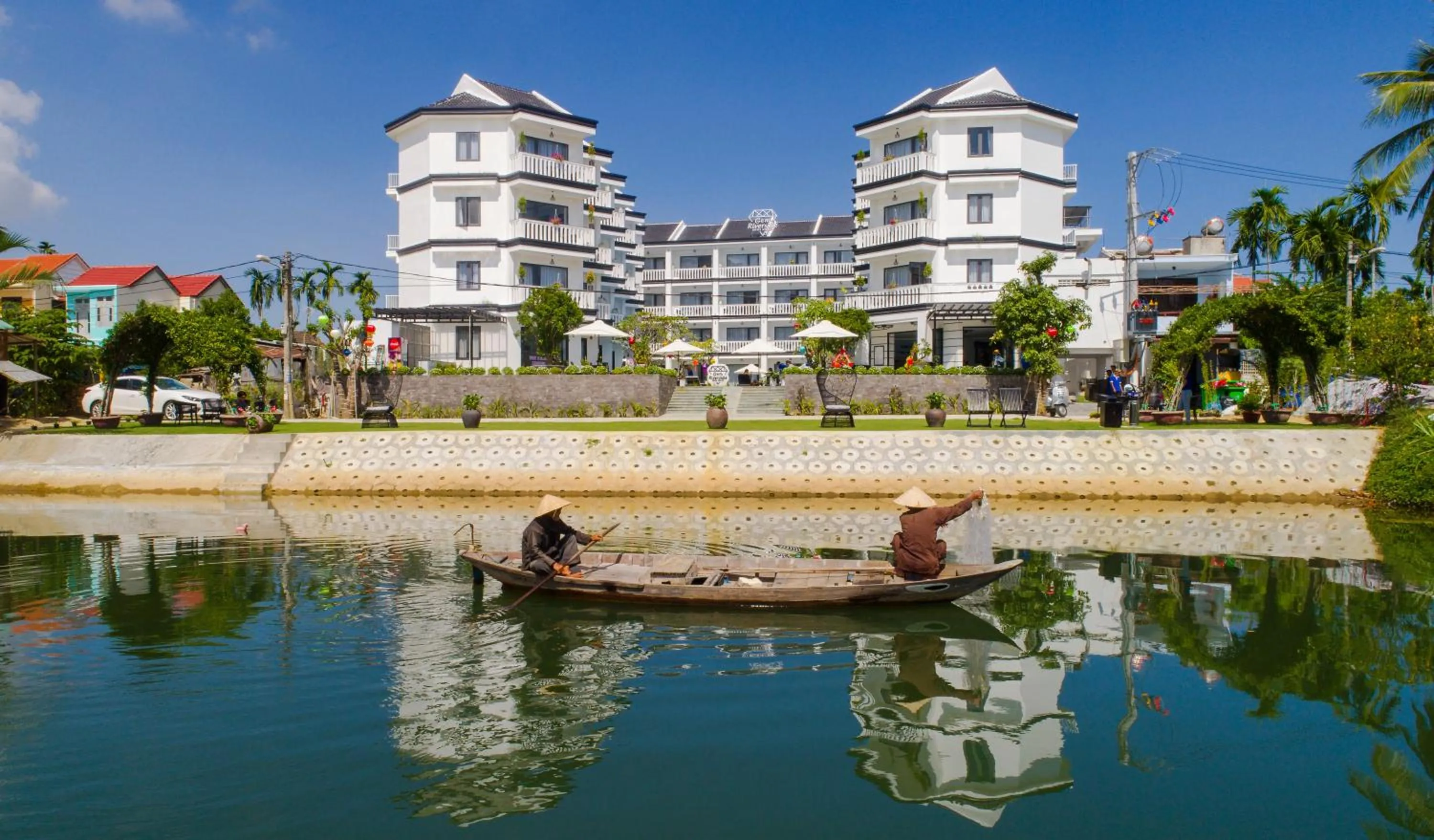Property building in Gem Riverside Hotel Hoi An