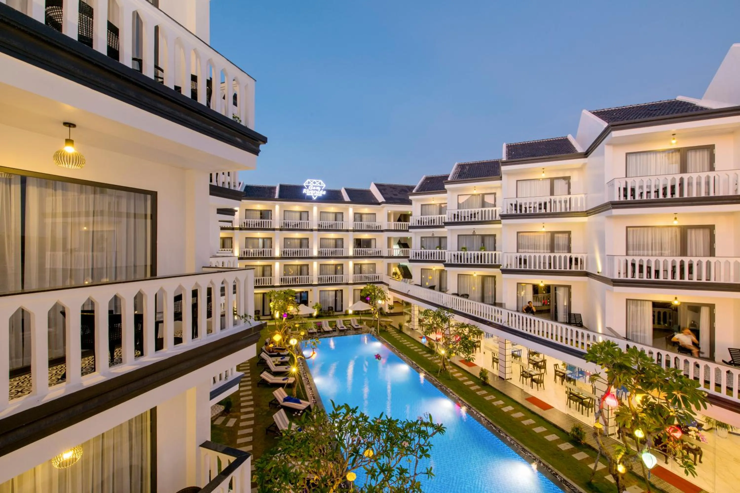 Lake view in Gem Riverside Hotel Hoi An