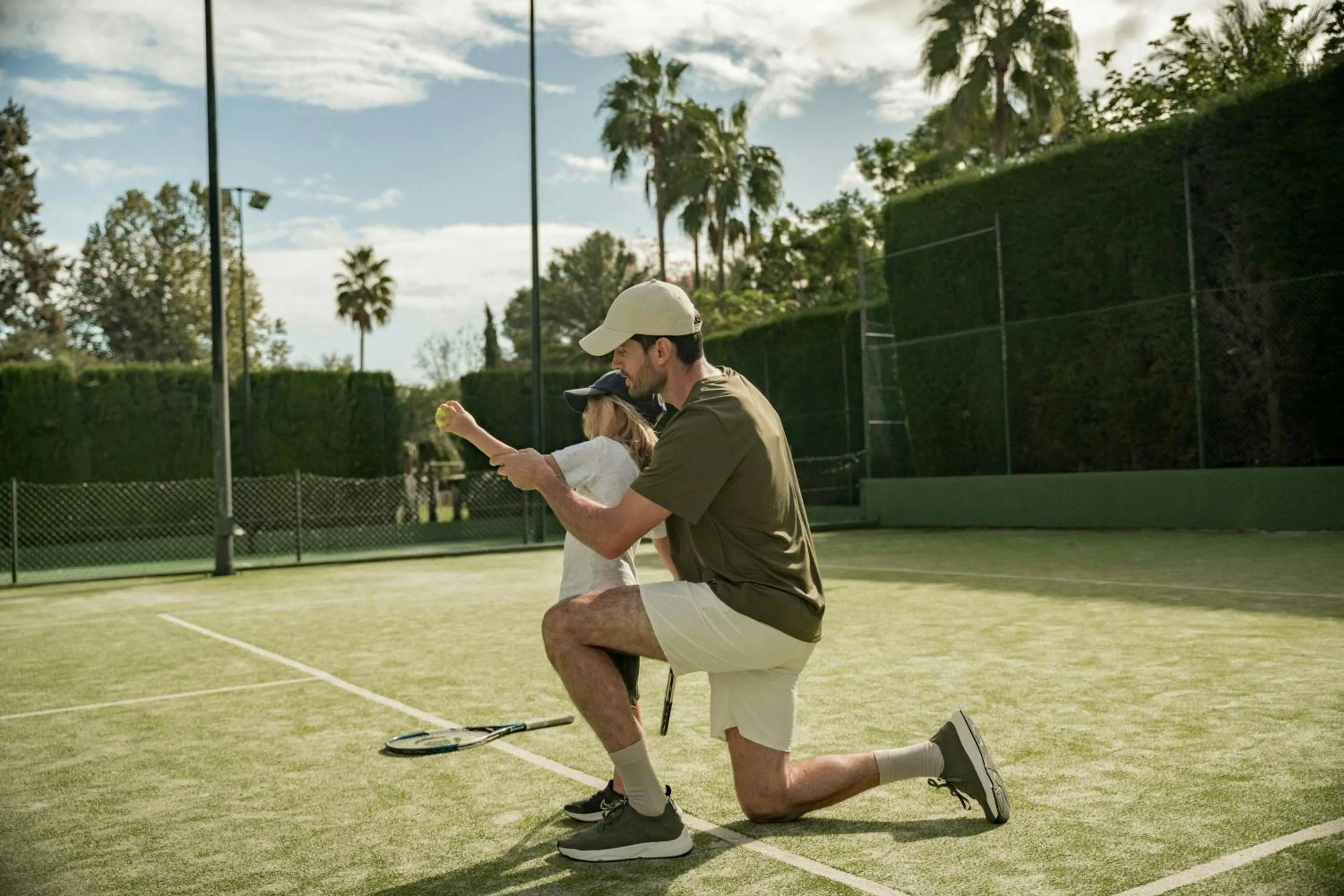 Tennis court in Sheraton Mallorca Arabella Golf Hotel