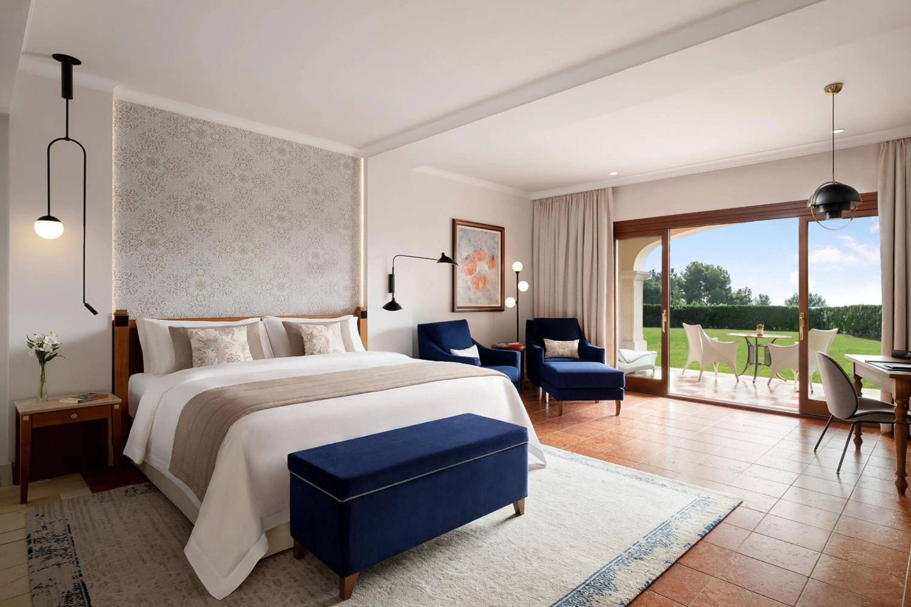 Photo of the whole room, Bed in The St. Regis Mardavall Mallorca Resort
