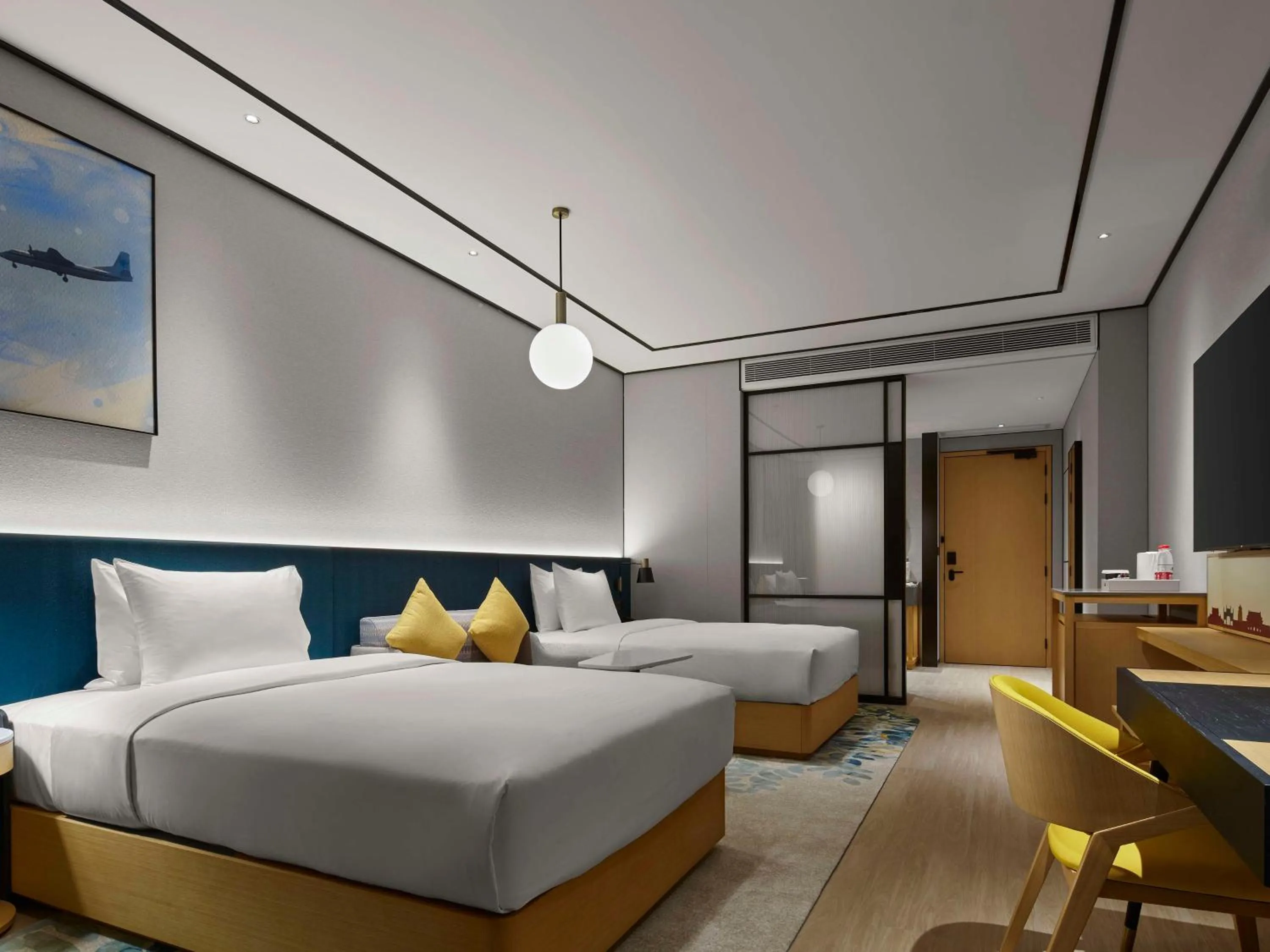 Bed in Hilton Garden Inn Beijing Daxing International Airport