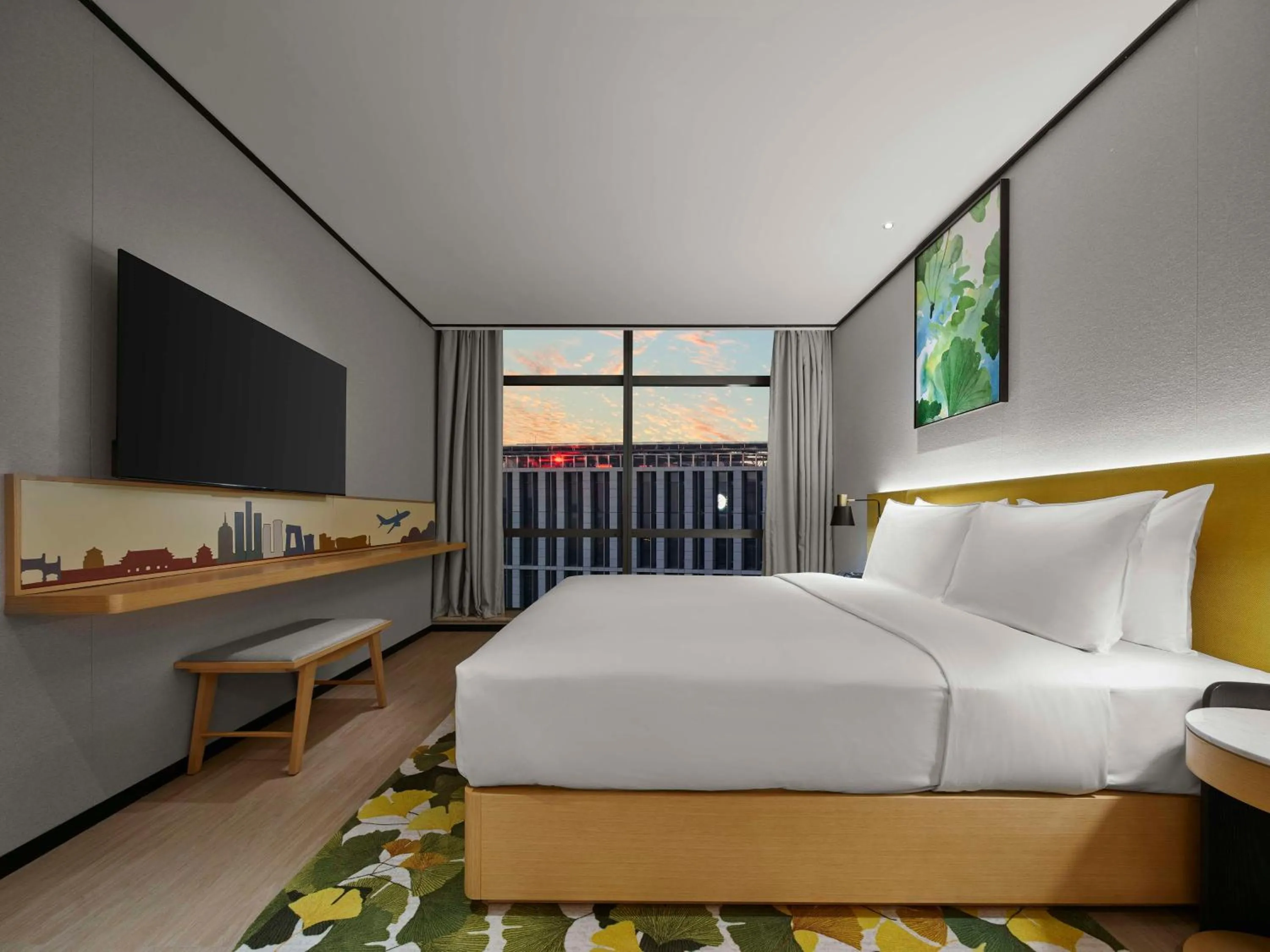 Bed in Hilton Garden Inn Beijing Daxing International Airport