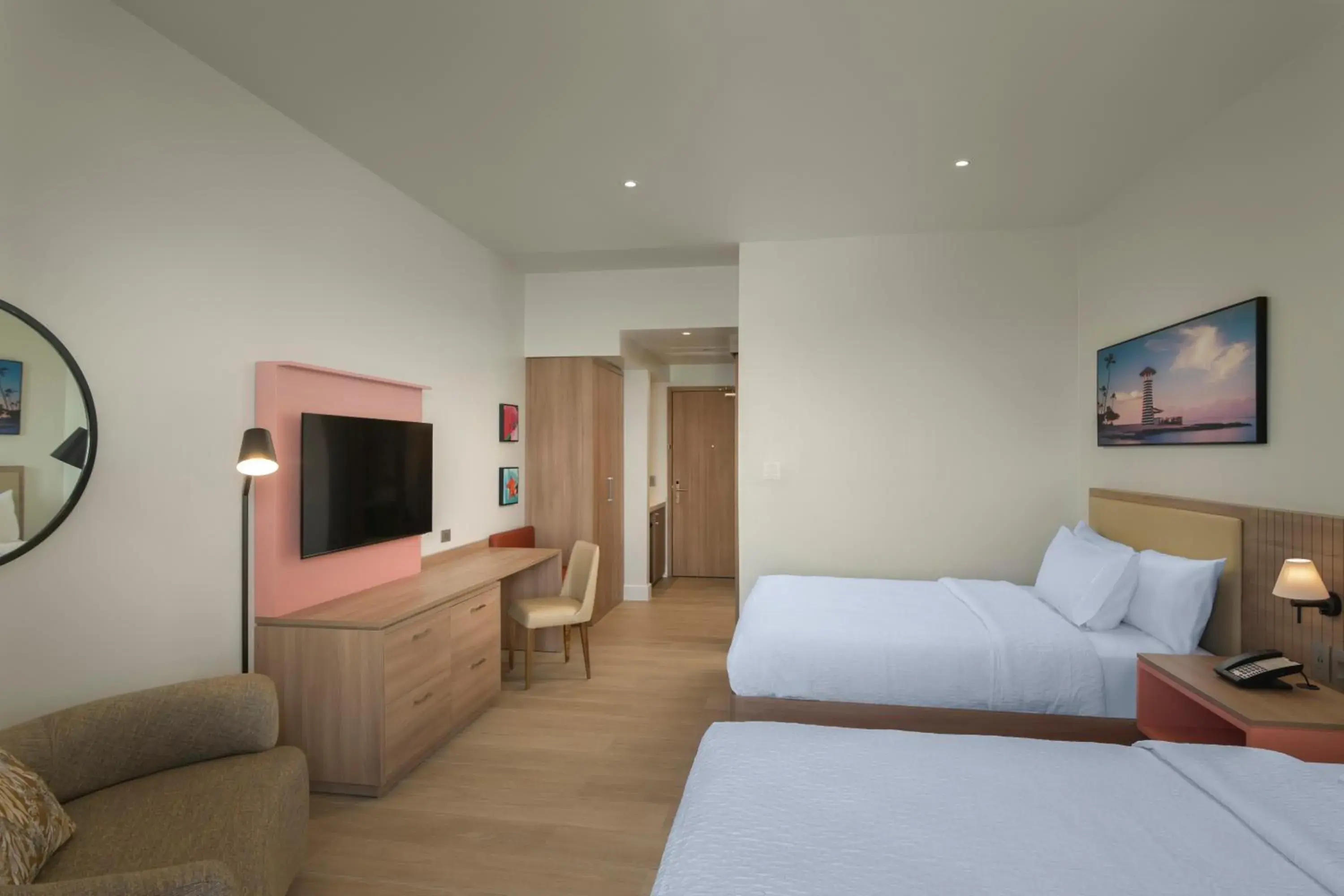 Queen Room with Two Queen Beds - Ocean Front View in Hilton Garden Inn La Romana Queen Room with Two Queen Beds - Ocean Front View in Hilton Garden Inn La Romana