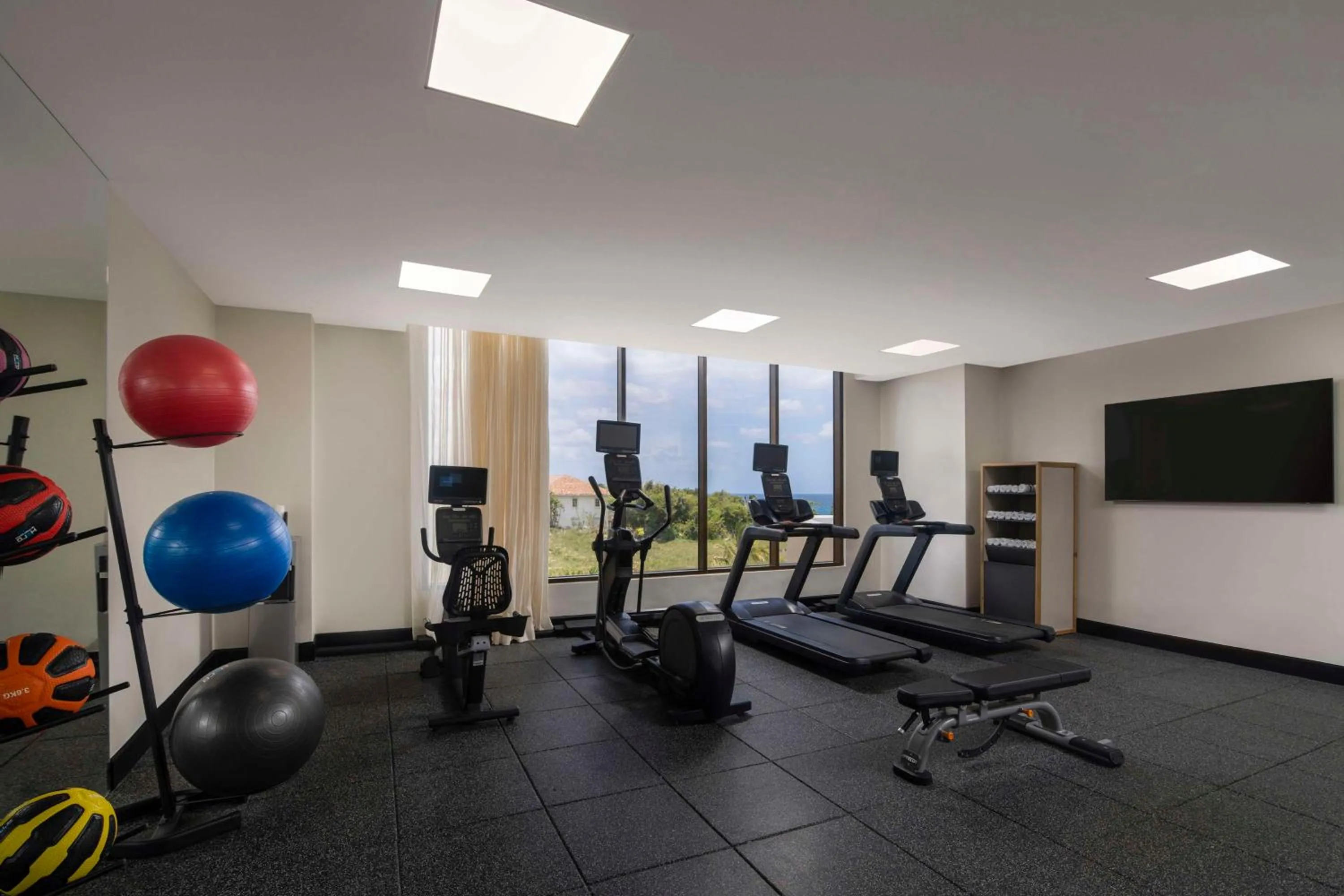 Fitness centre/facilities in Hilton Garden Inn La Romana