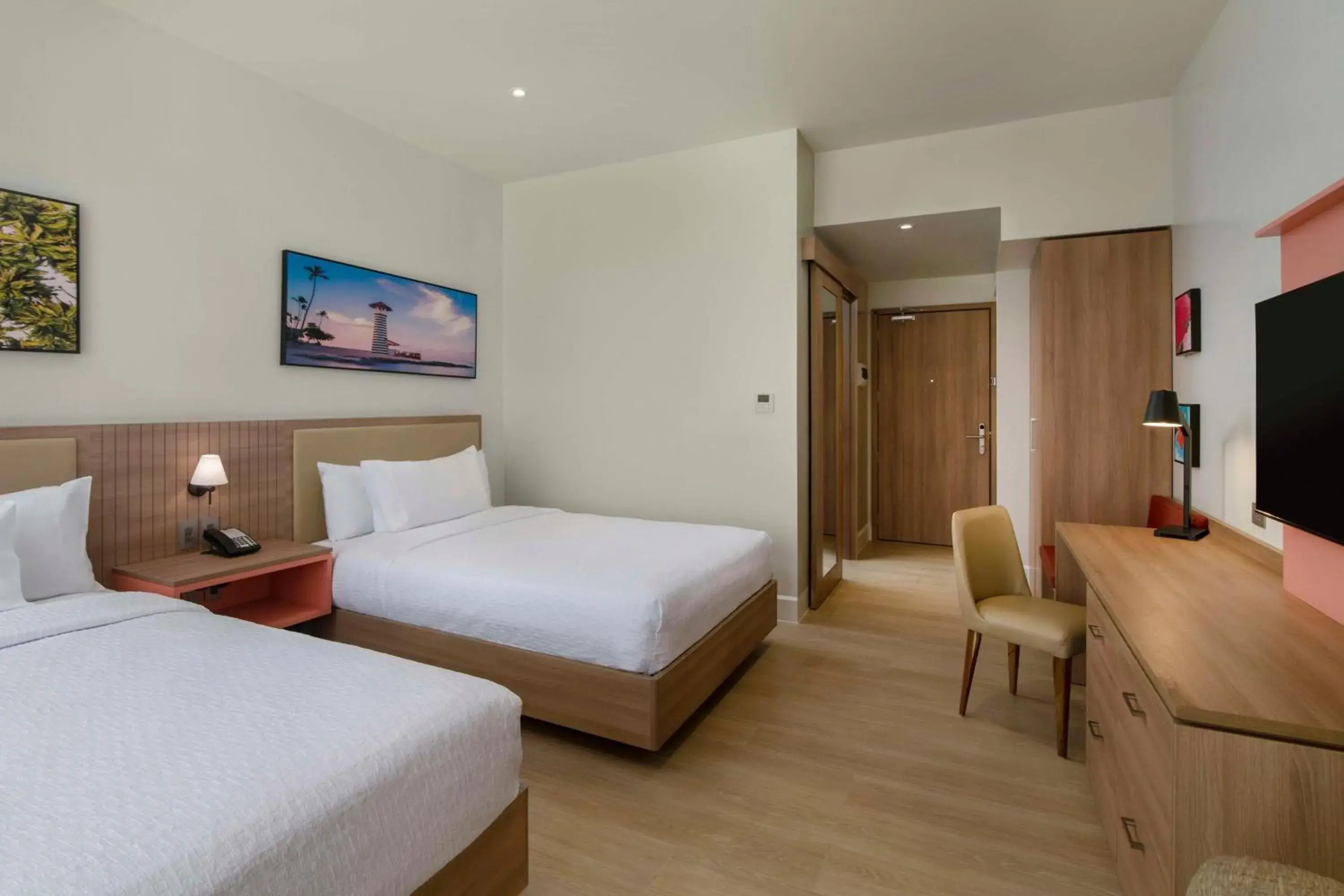 Queen Room with Two Queen Beds - City View in Hilton Garden Inn La Romana Queen Room with Two Queen Beds - City View in Hilton Garden Inn La Romana