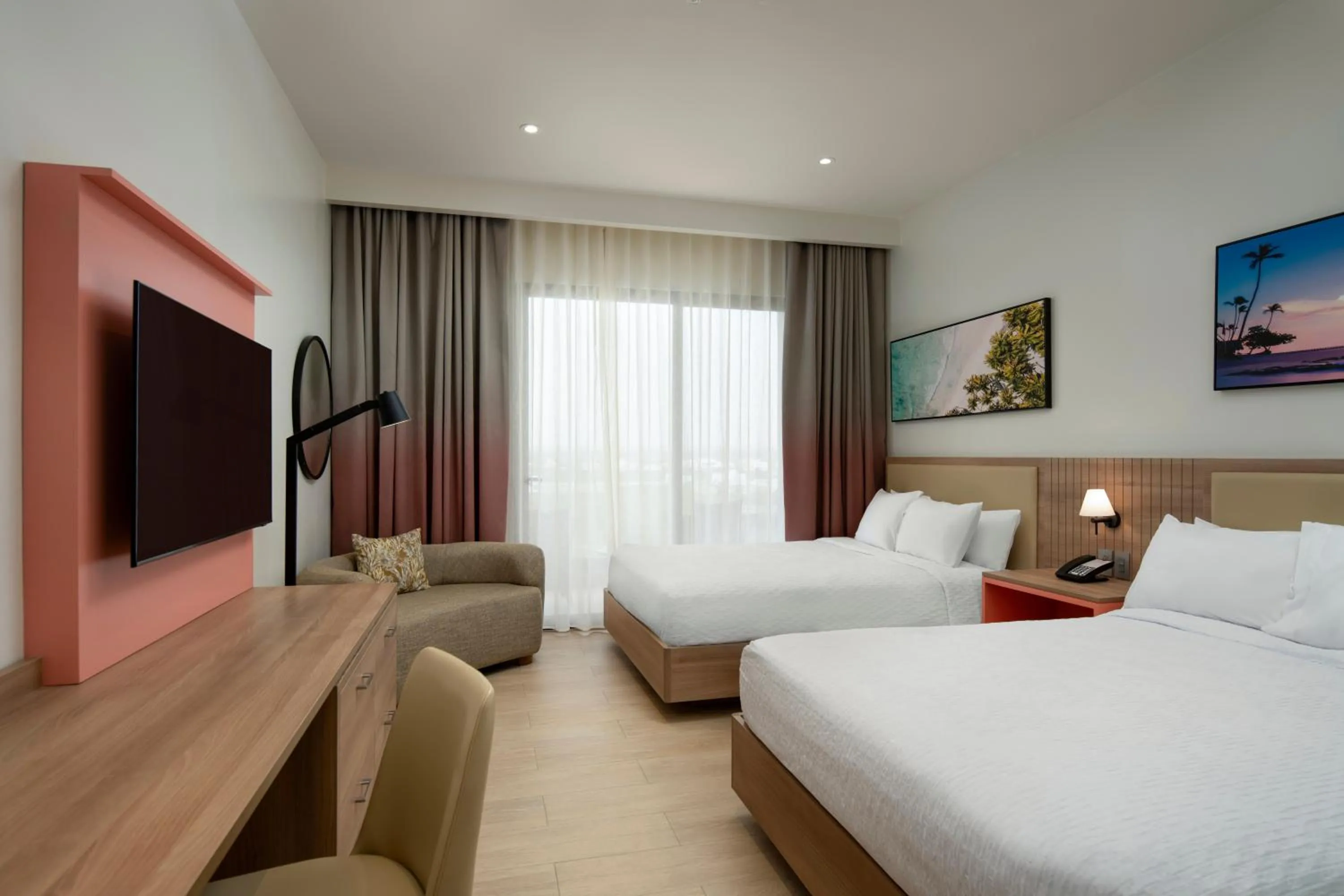 Bedroom, Bed in Hilton Garden Inn La Romana