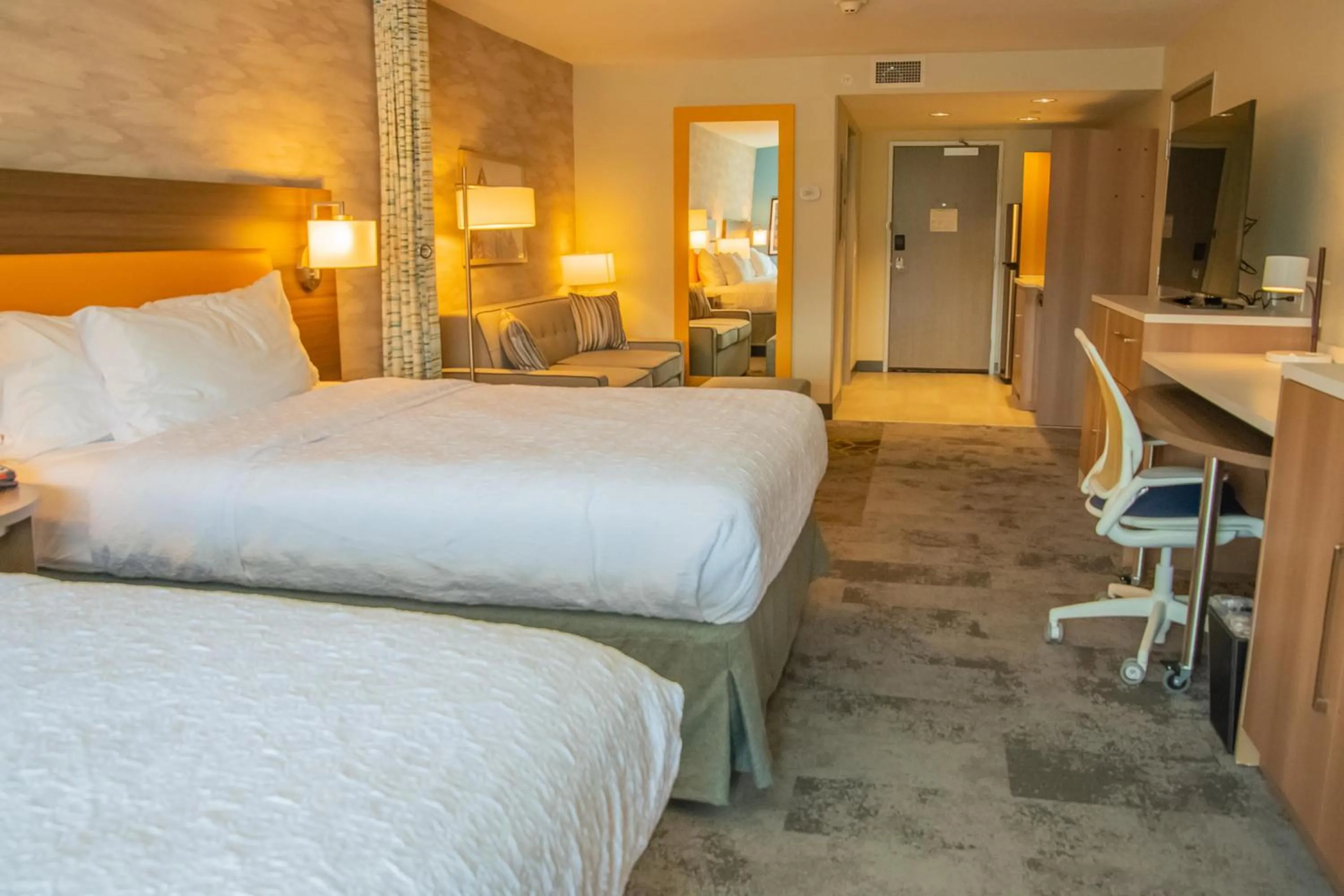 Bed in Home2 Suites By Hilton Logansport