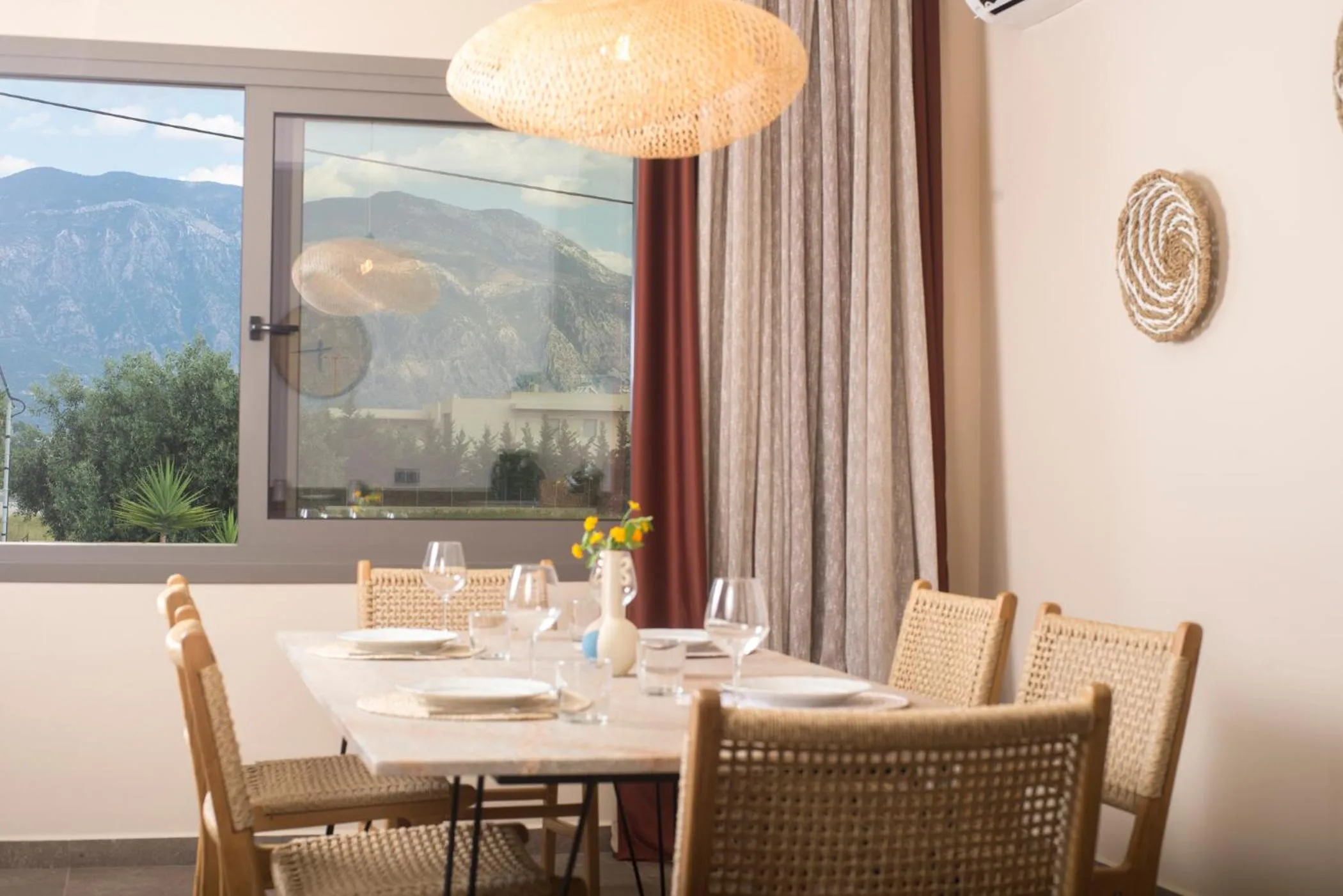 Dining area in Elaia Grove