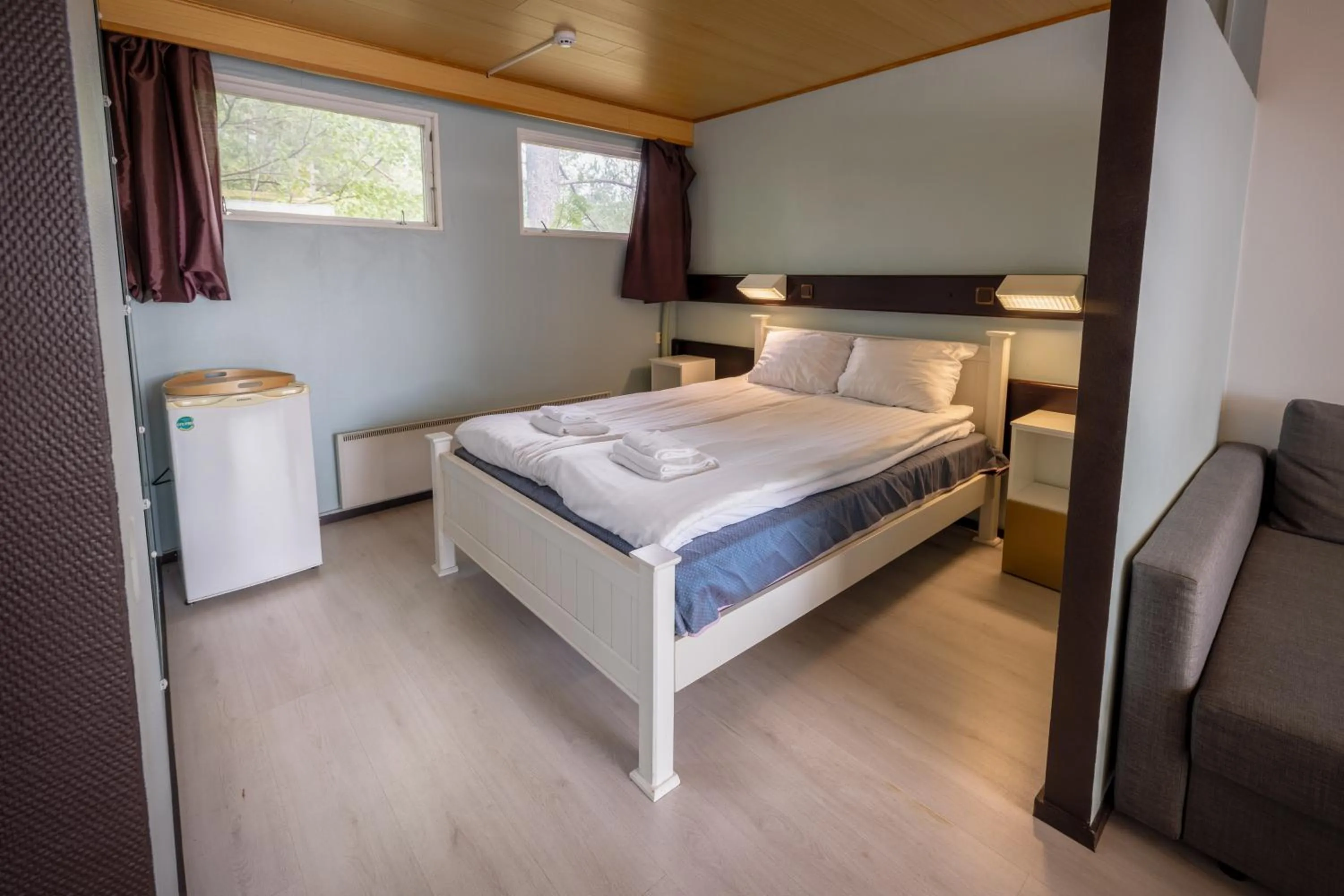 Bedroom, Bed in Hotelli Leikari