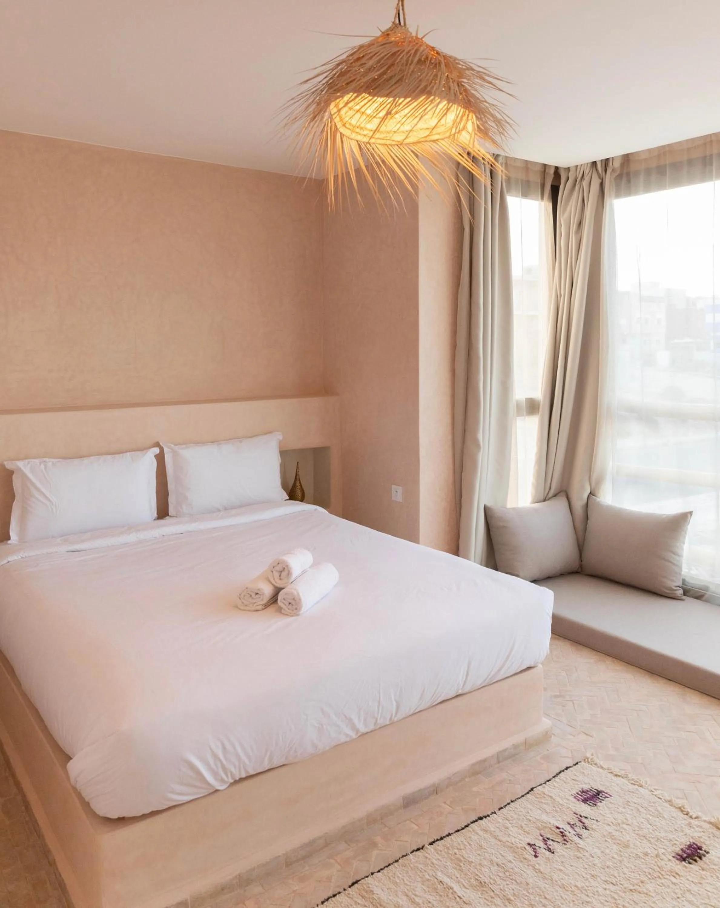 Bedroom, Bed in Surf and Sound Imsouane