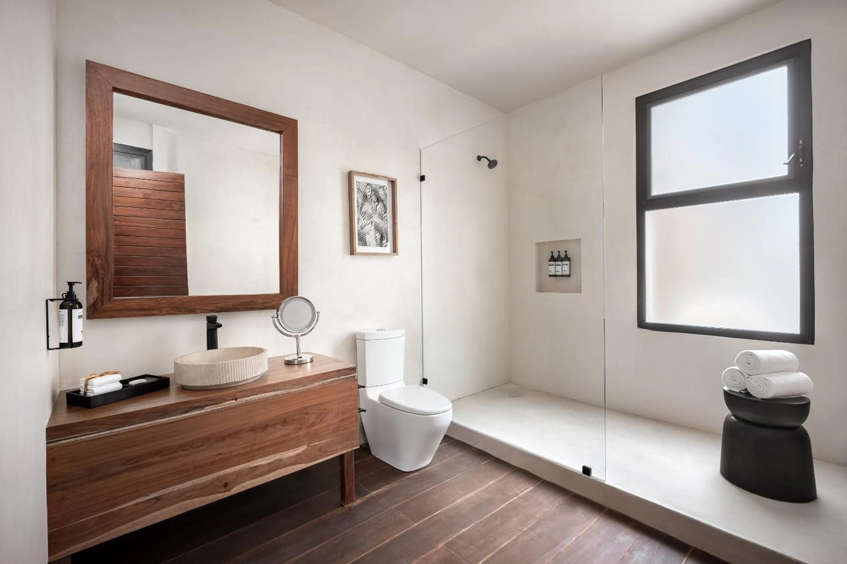 Bathroom, Bed in Secrets Tulum Resort & Beach Club - Adults Only - All Inclusive