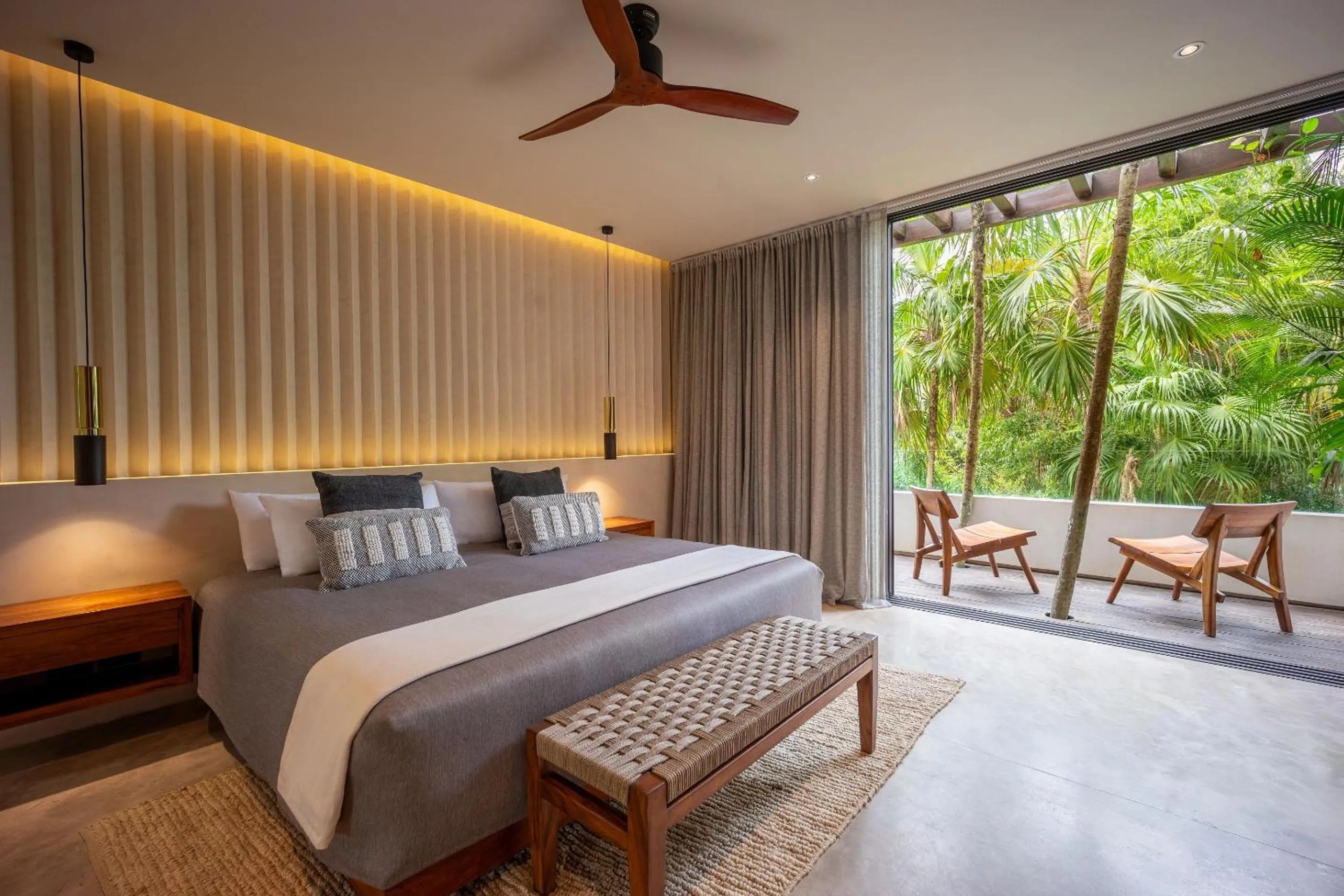 Bed in Secrets Tulum Resort & Beach Club - Adults Only - All Inclusive