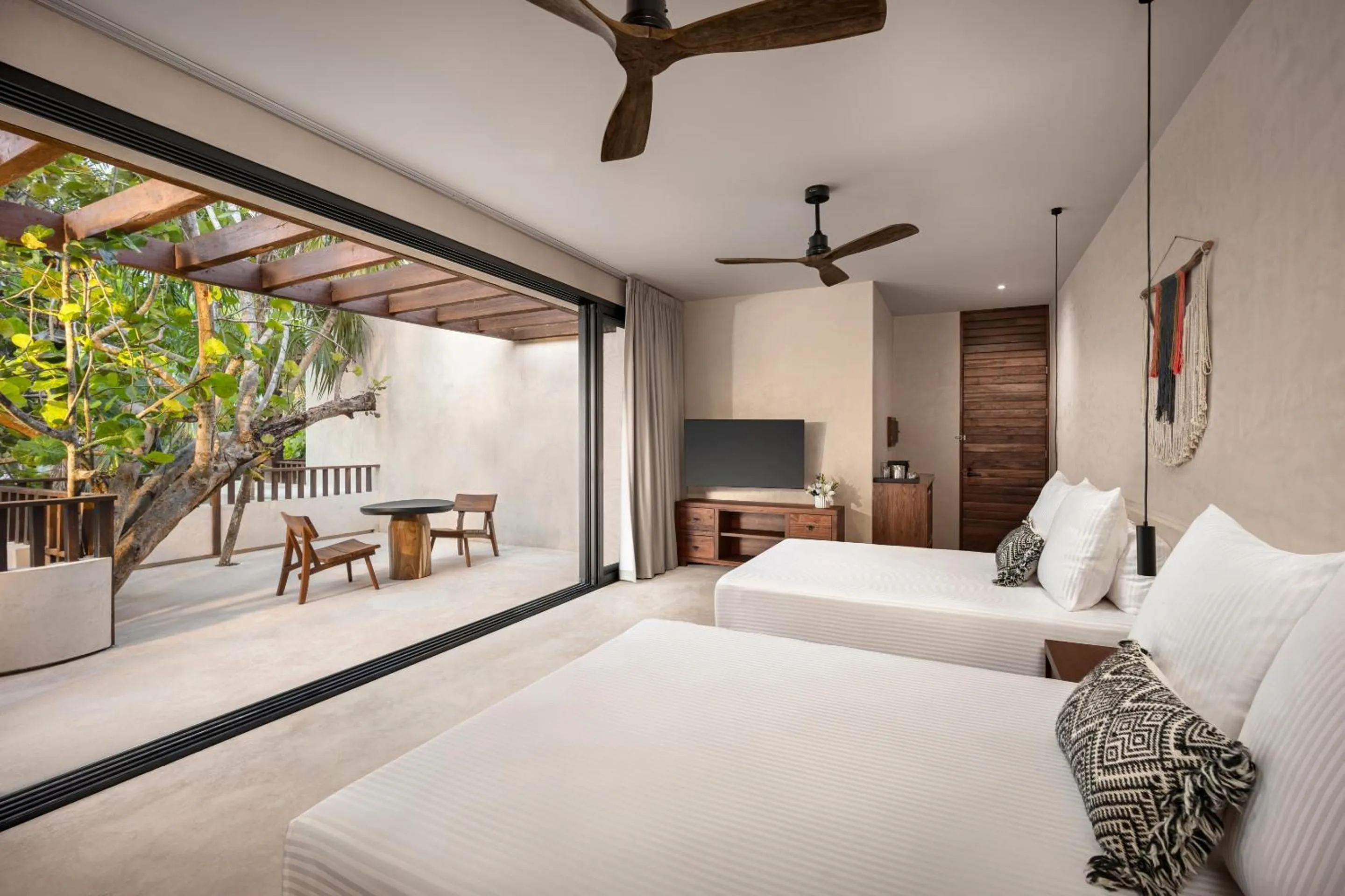 Bed in Secrets Tulum Resort & Beach Club - Adults Only - All Inclusive