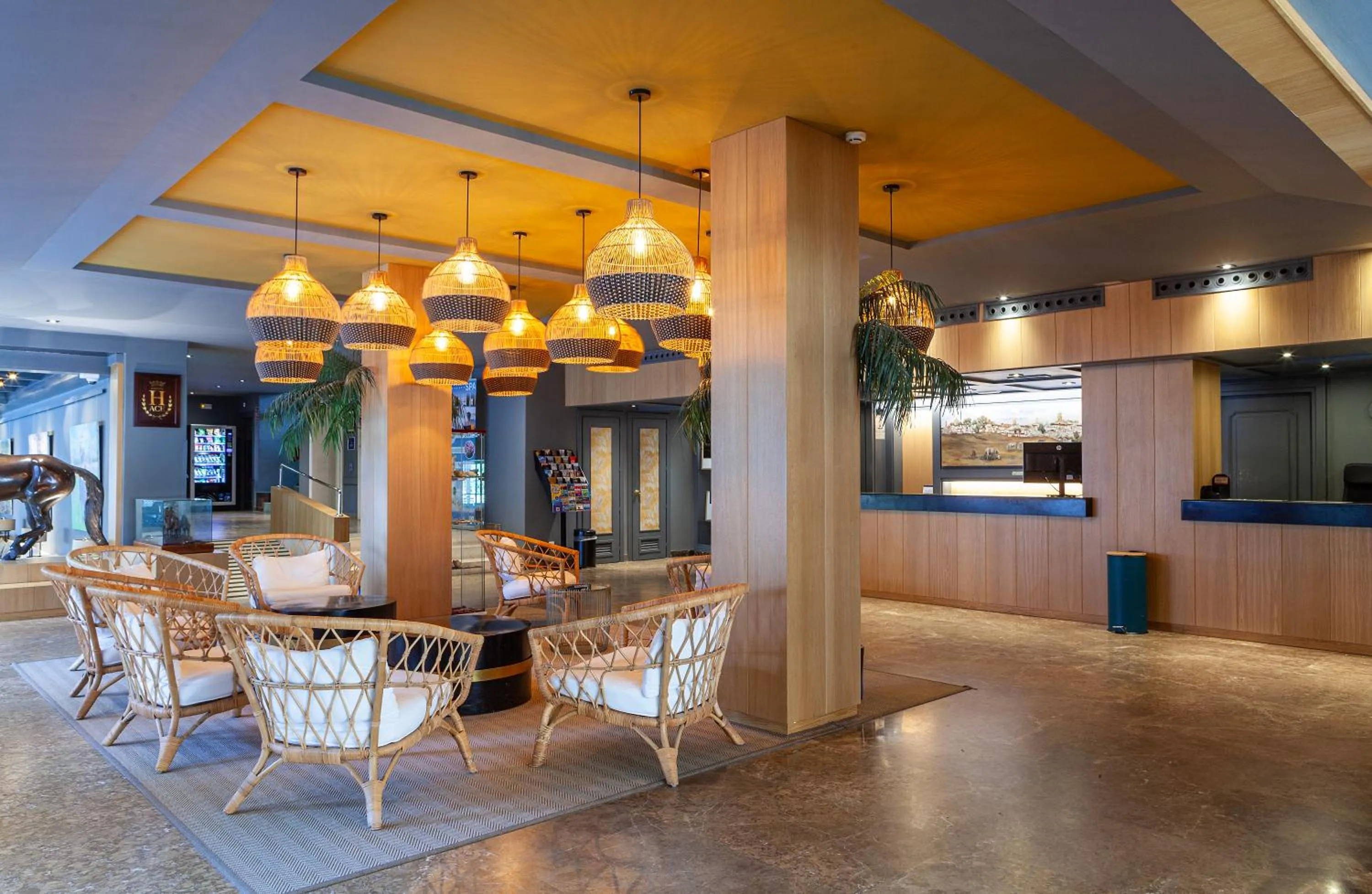 Lobby or reception in Hotel Jerez & Spa