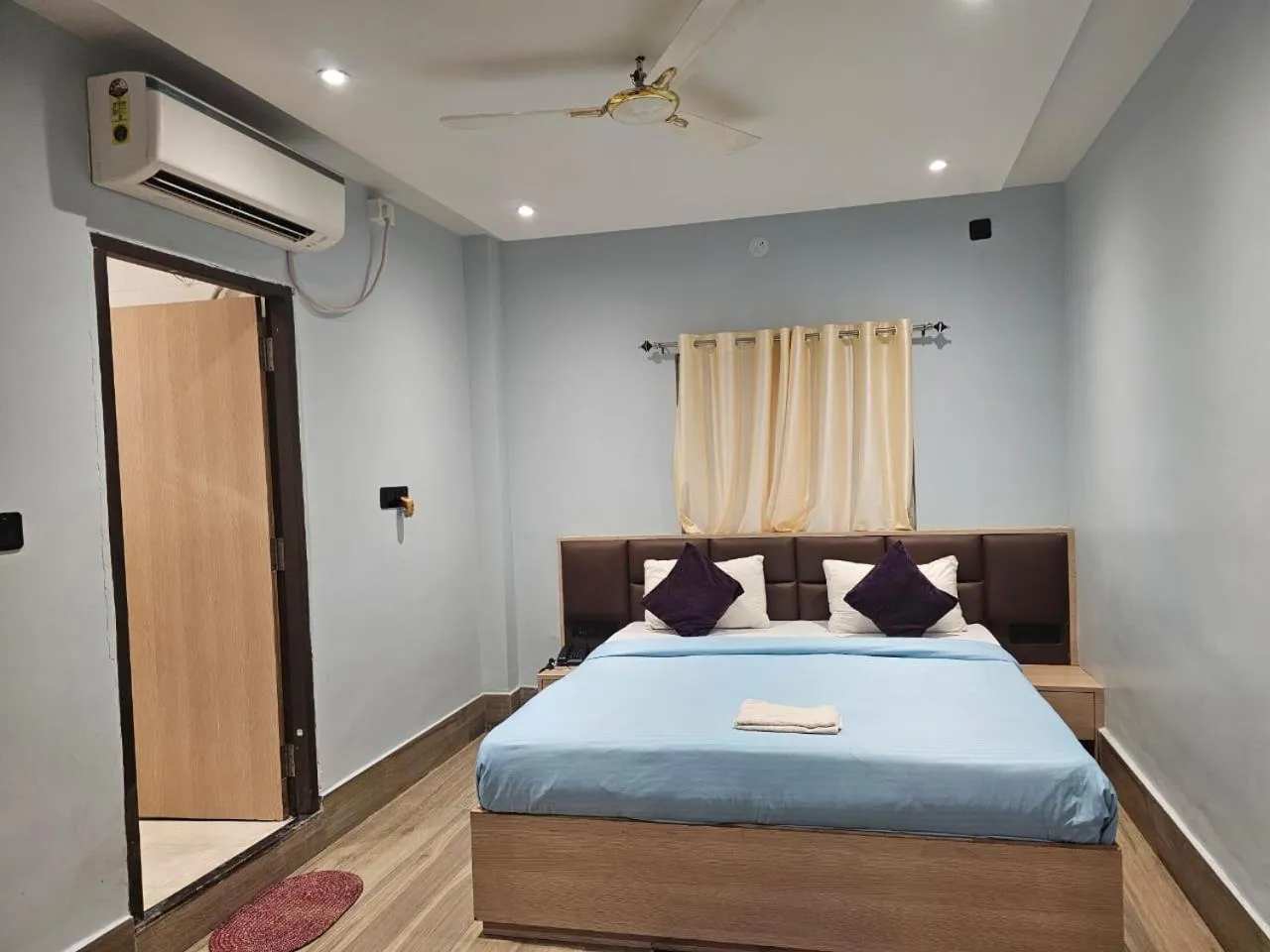 Bed in Hotel Blue Lemon