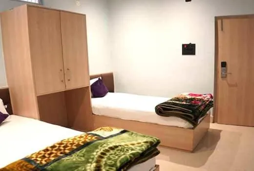 Bed in Hotel Blue Lemon