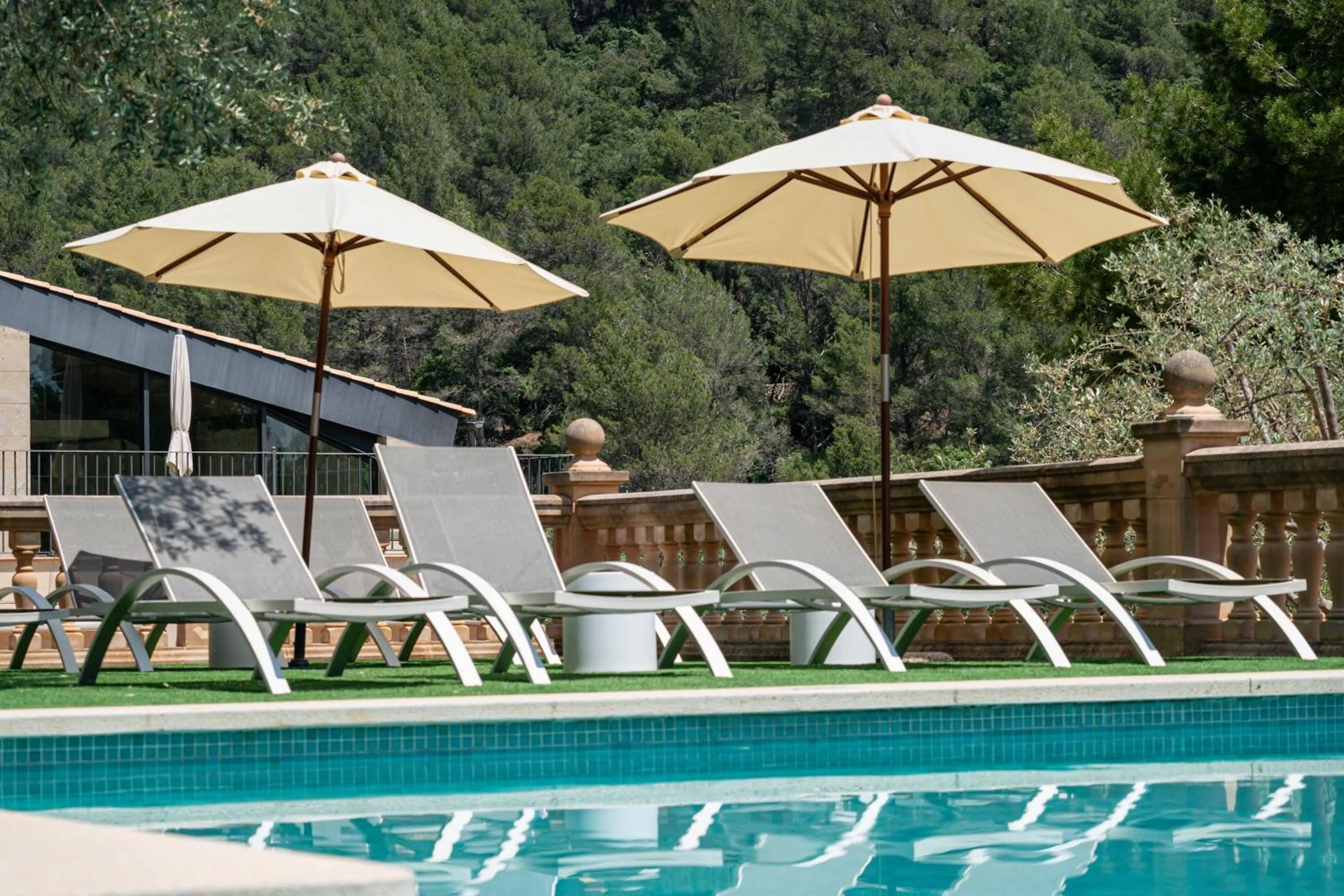 Patio in Hotel Rural S'Olivaret & Spa