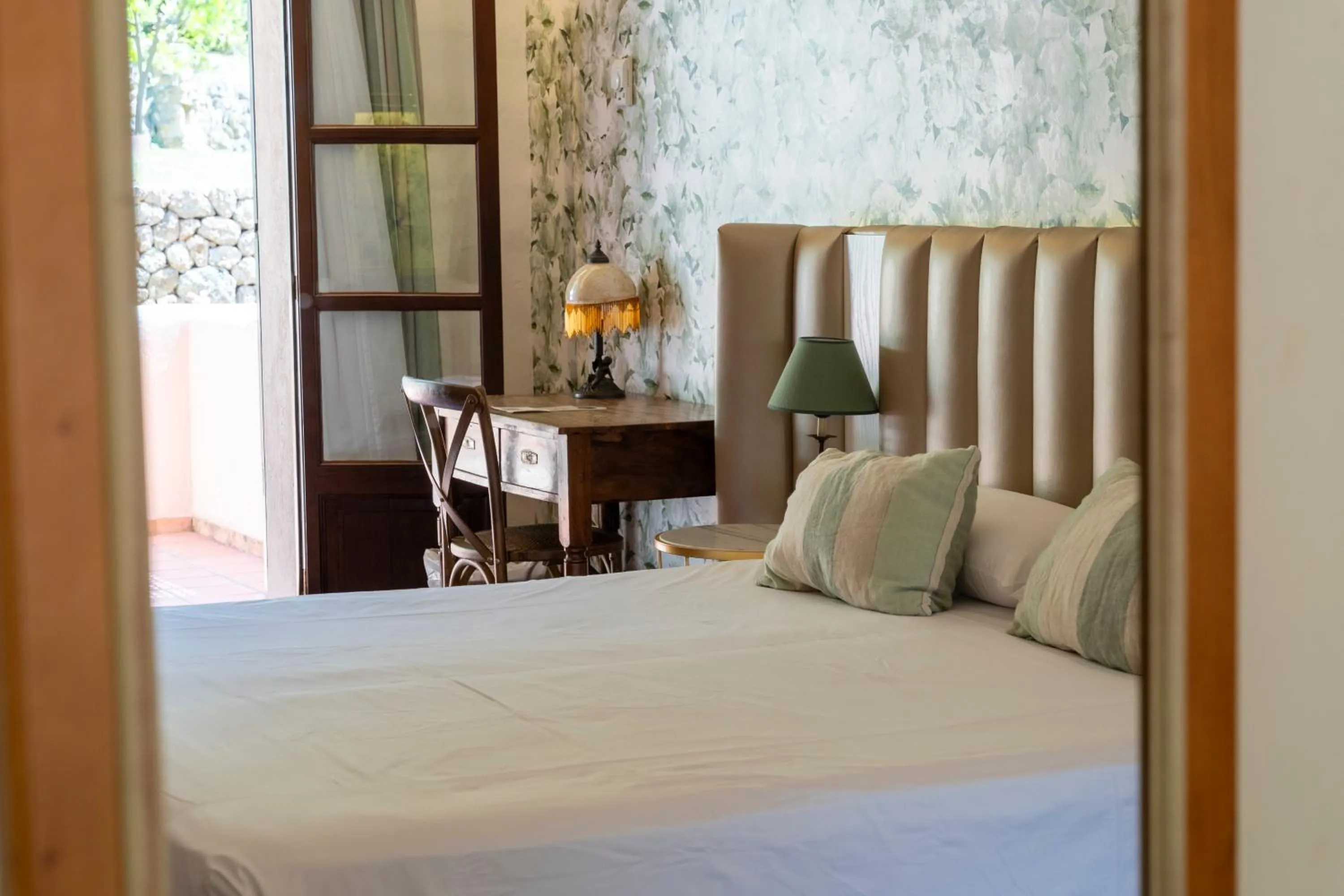 Bed in Hotel Rural S'Olivaret & Spa