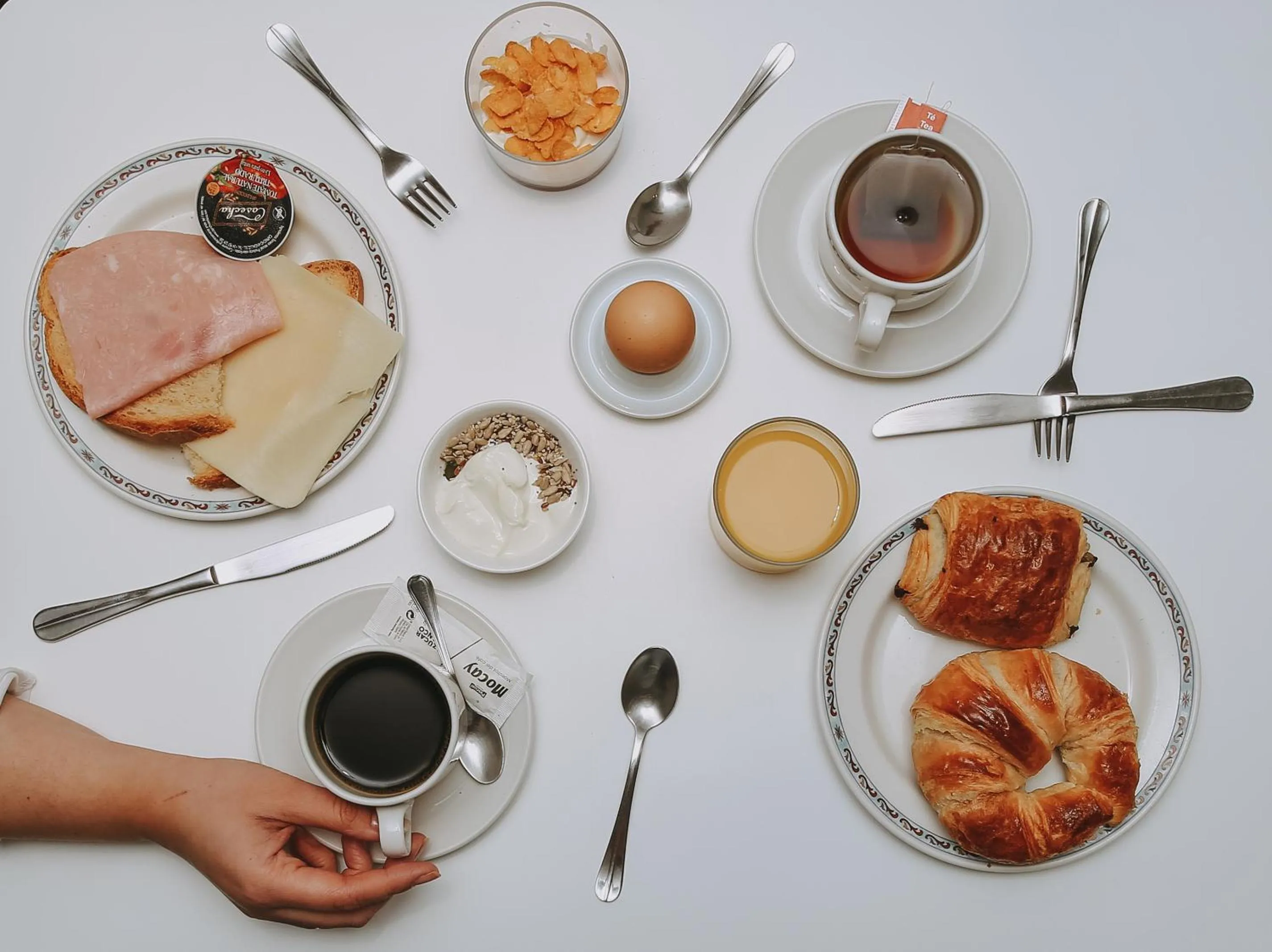 Breakfast in Hotel Zaragoza Plaza