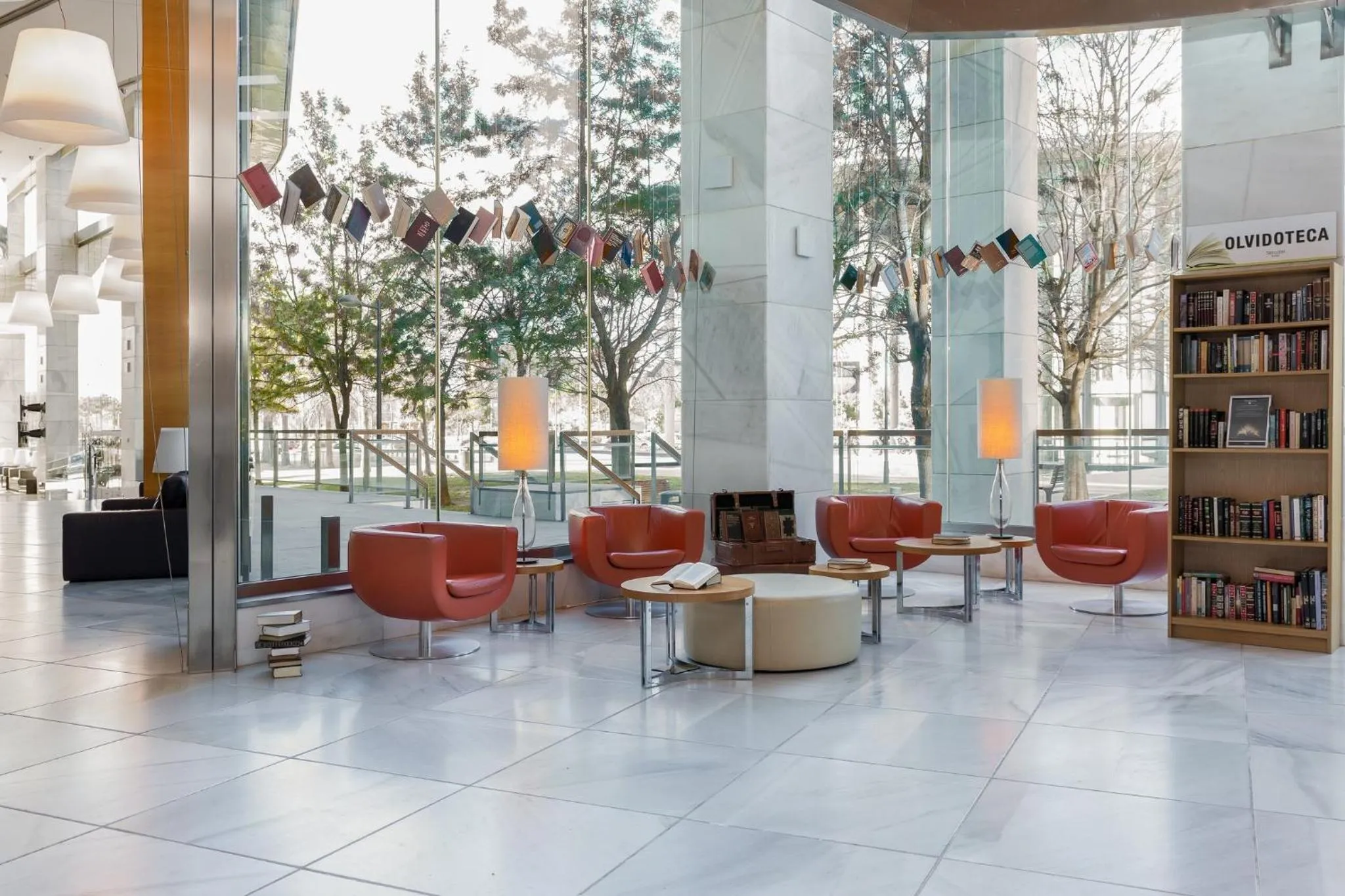 Library in Sercotel Sorolla Palace