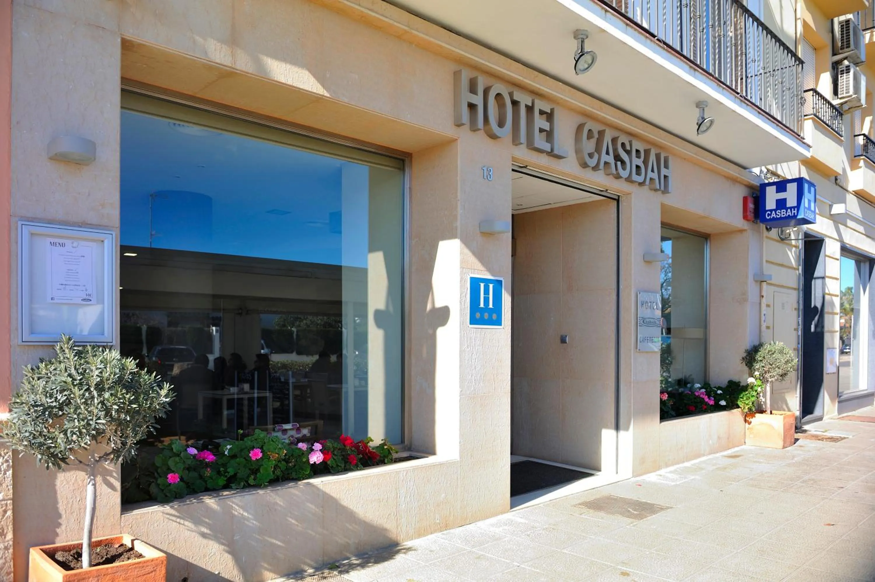 Facade/entrance in Hotel Casbah