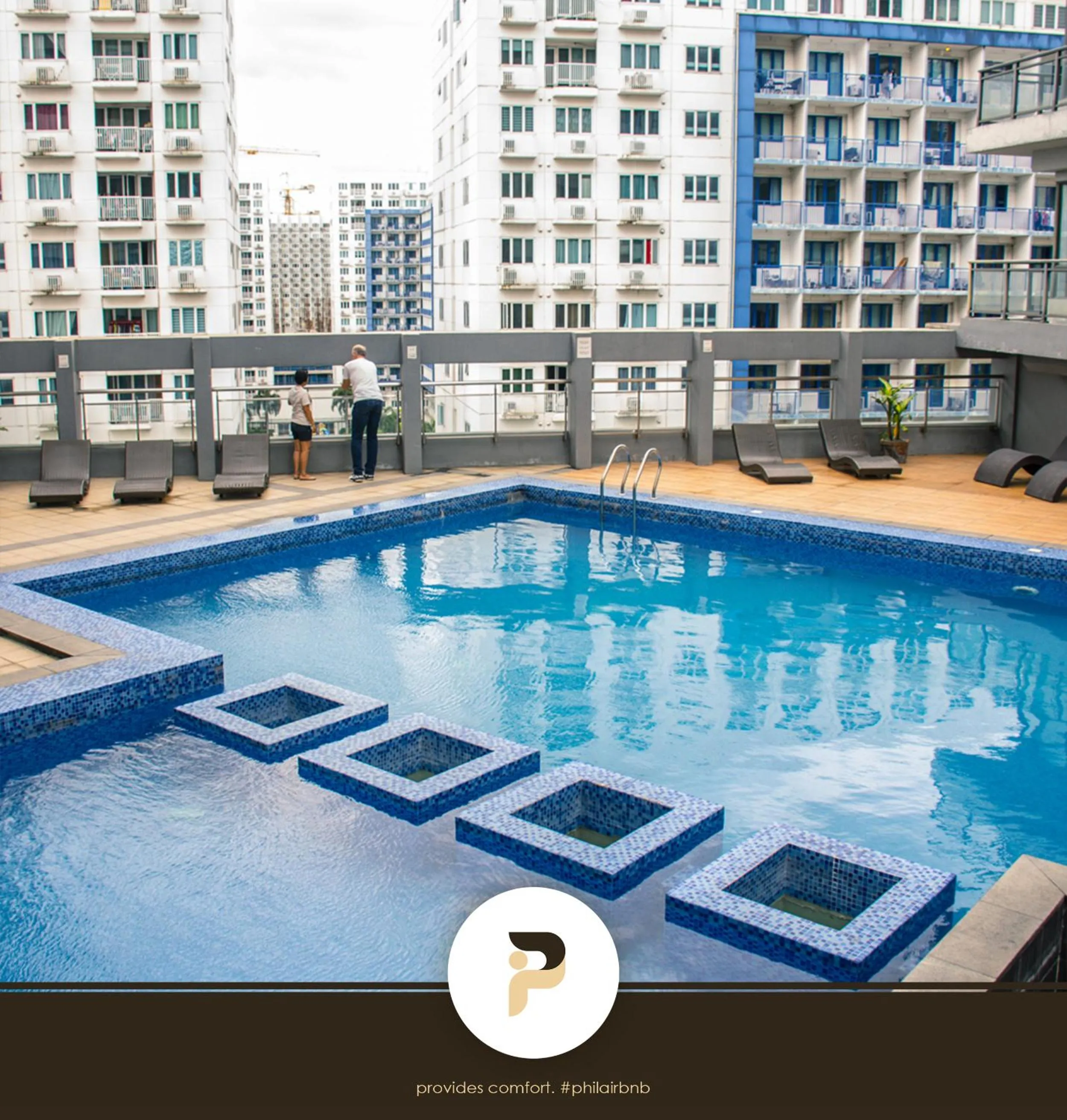 Pool view in FULLY FURNISHED STUDIO NEAR MOA