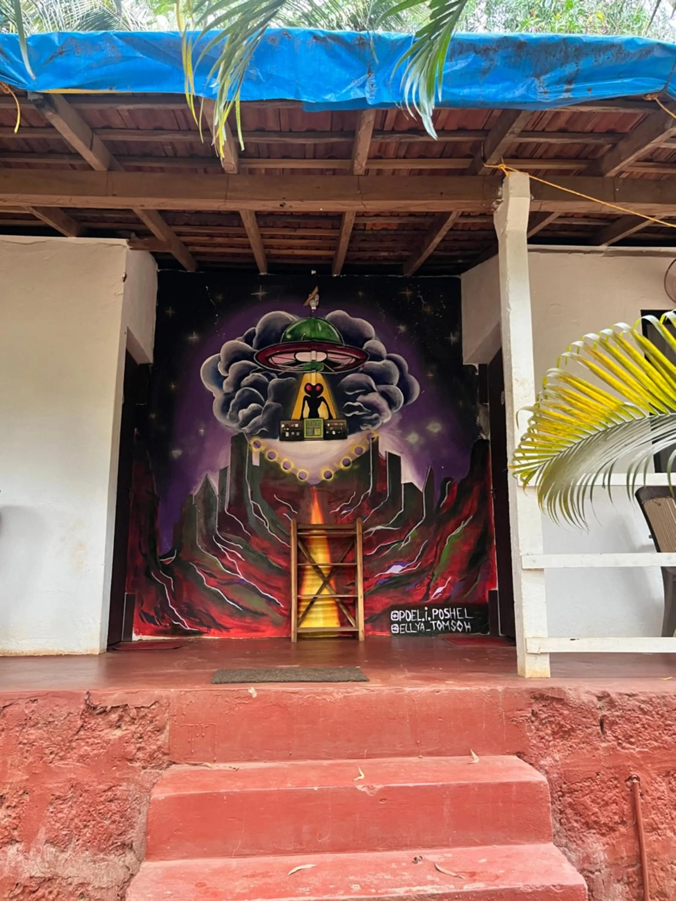 Decorative detail in SPACELAND Mandrem